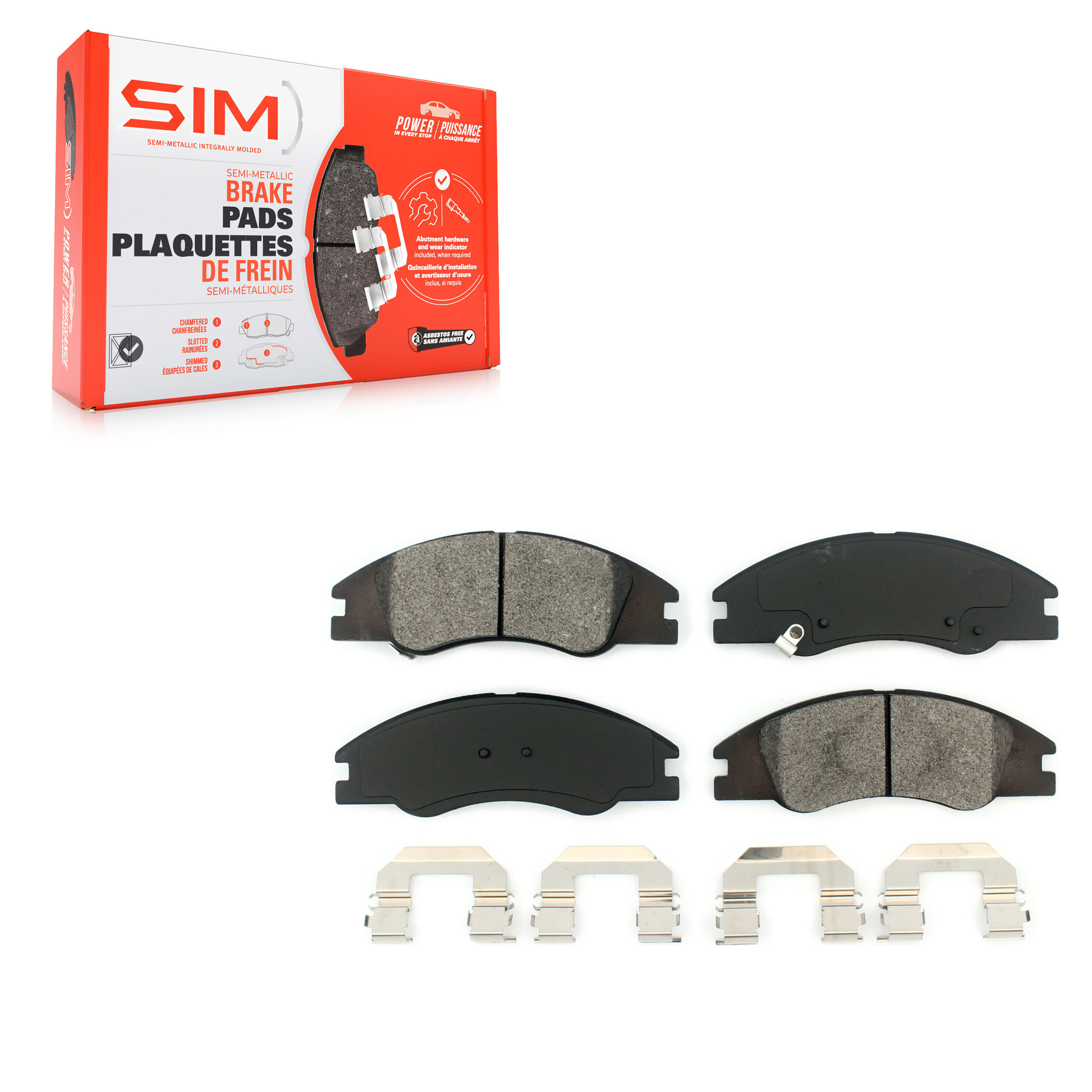 SIM - SIM-1074 - Front Disc Brake Pad