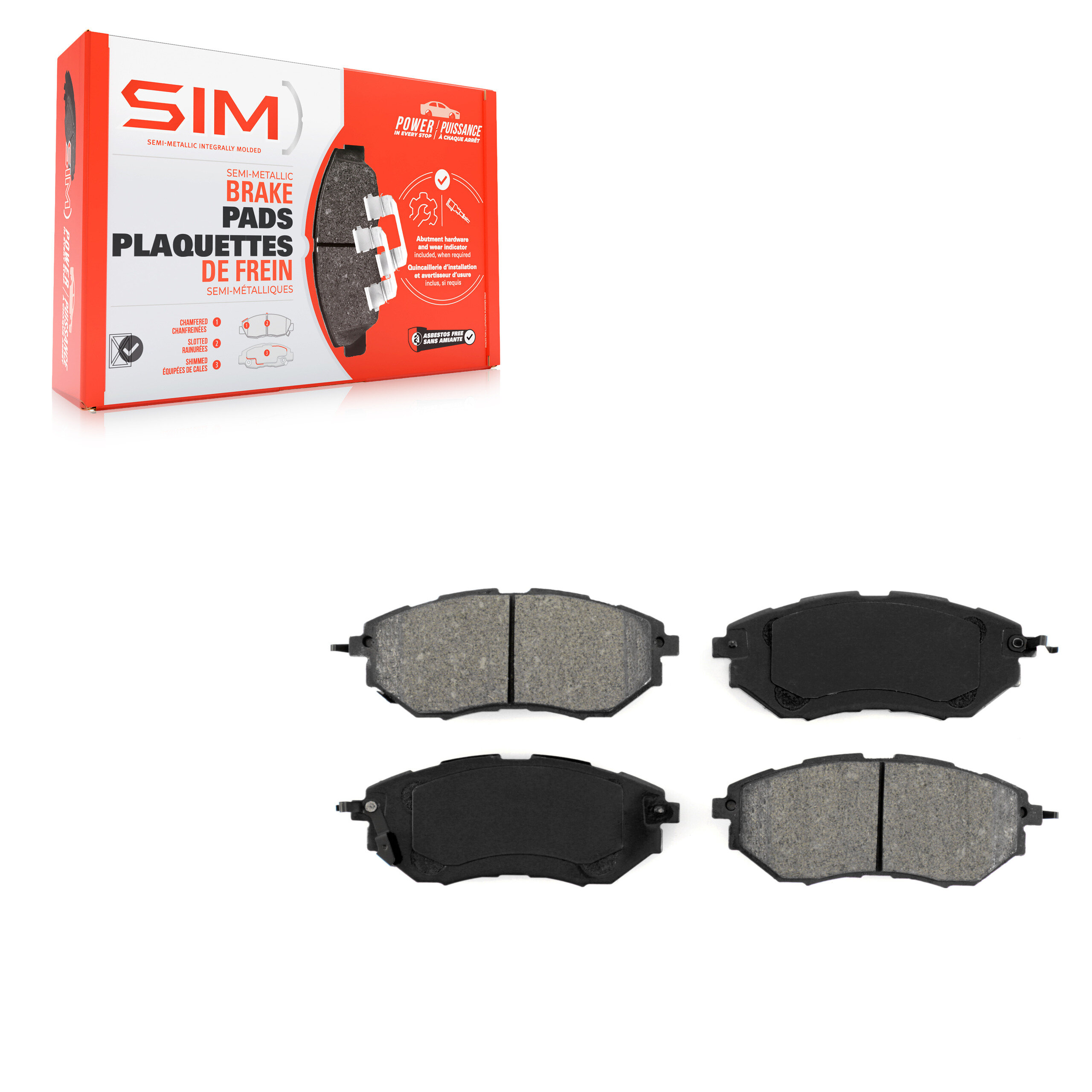 SIM - SIM-1078 - Front Disc Brake Pad