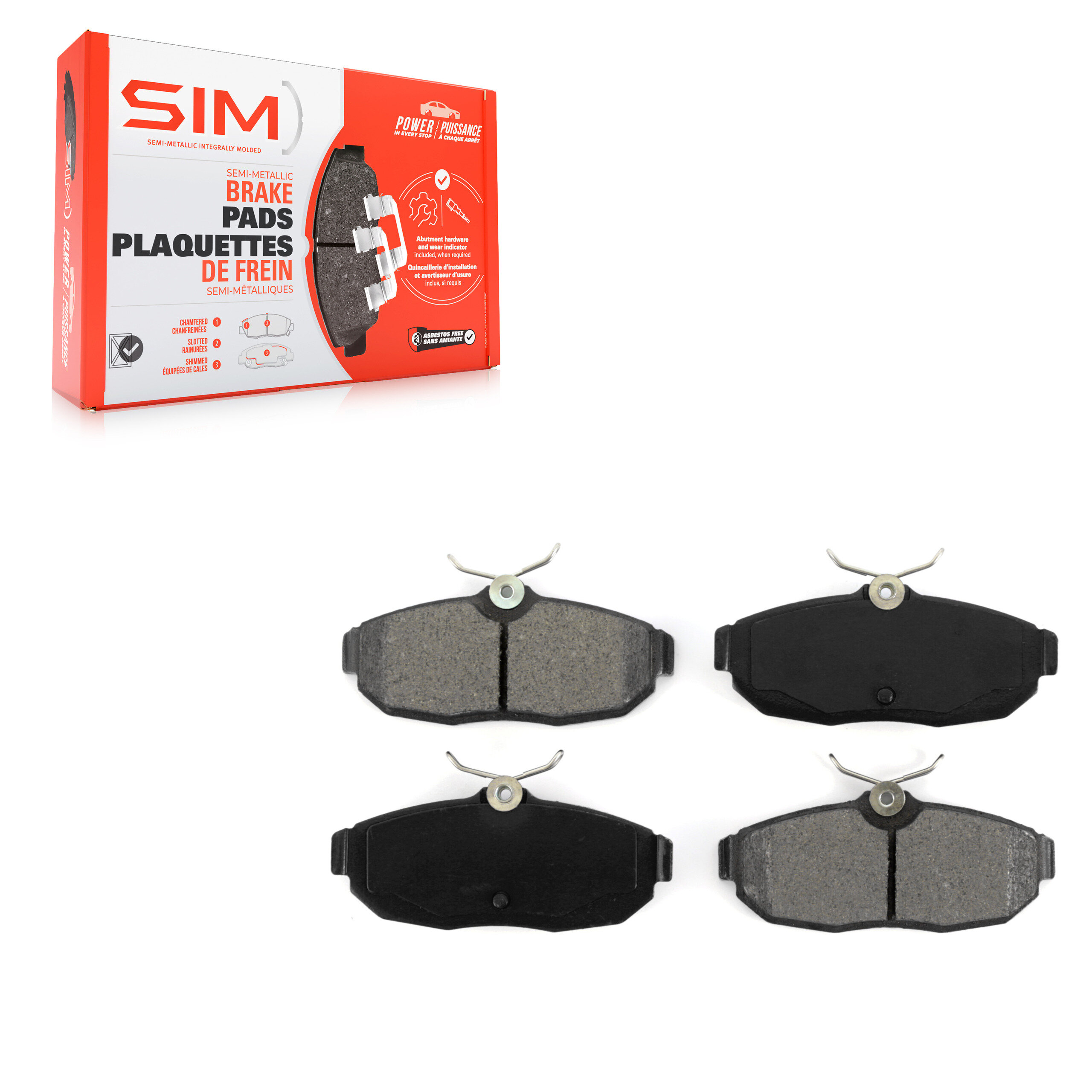 SIM - SIM-1082 - Rear Disc Brake Pad