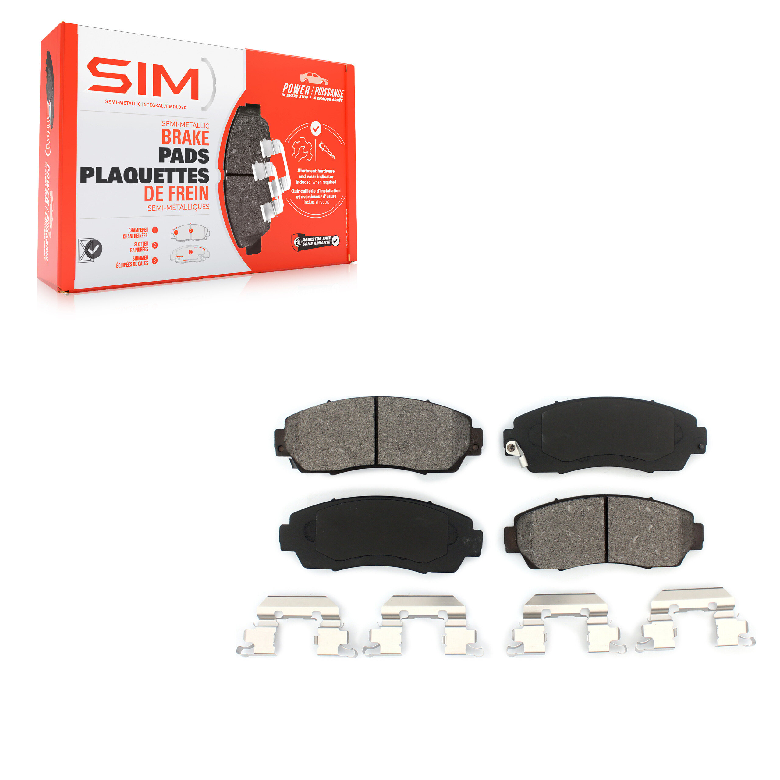 SIM - SIM-1089 - Front Disc Brake Pad