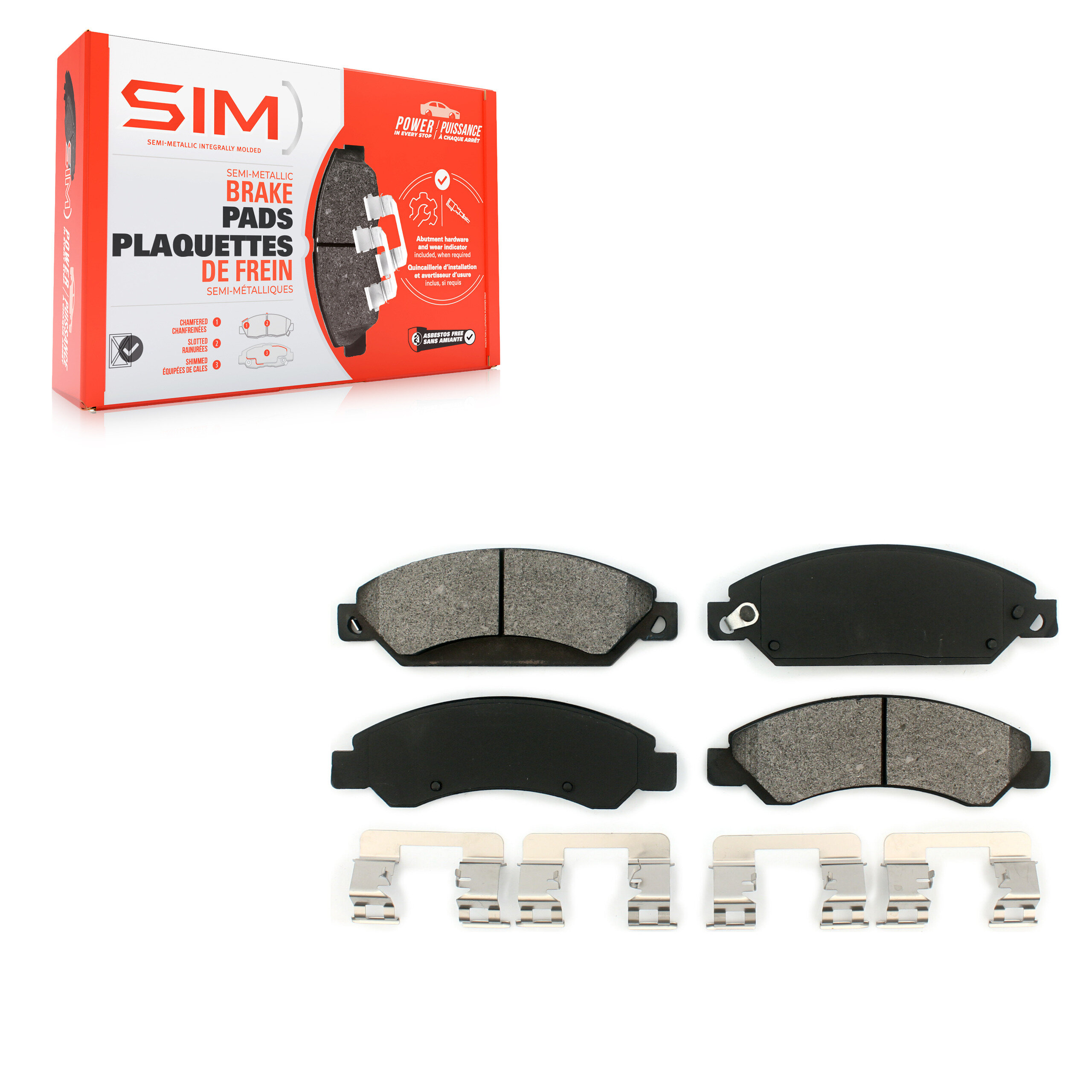 SIM - SIM-1092 - Front Disc Brake Pad