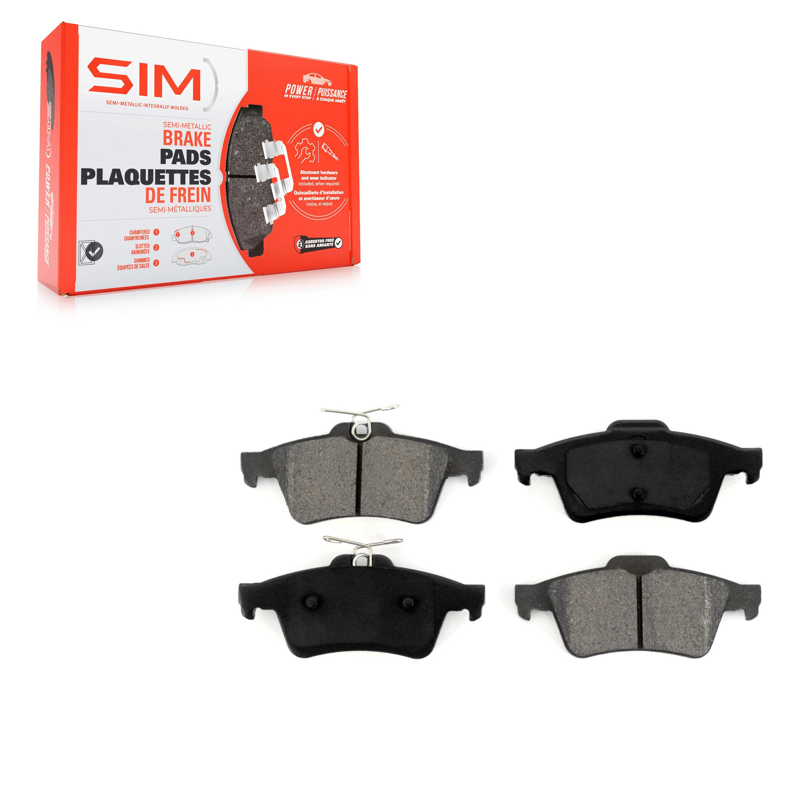 SIM - SIM-1095 - Rear Disc Brake Pad