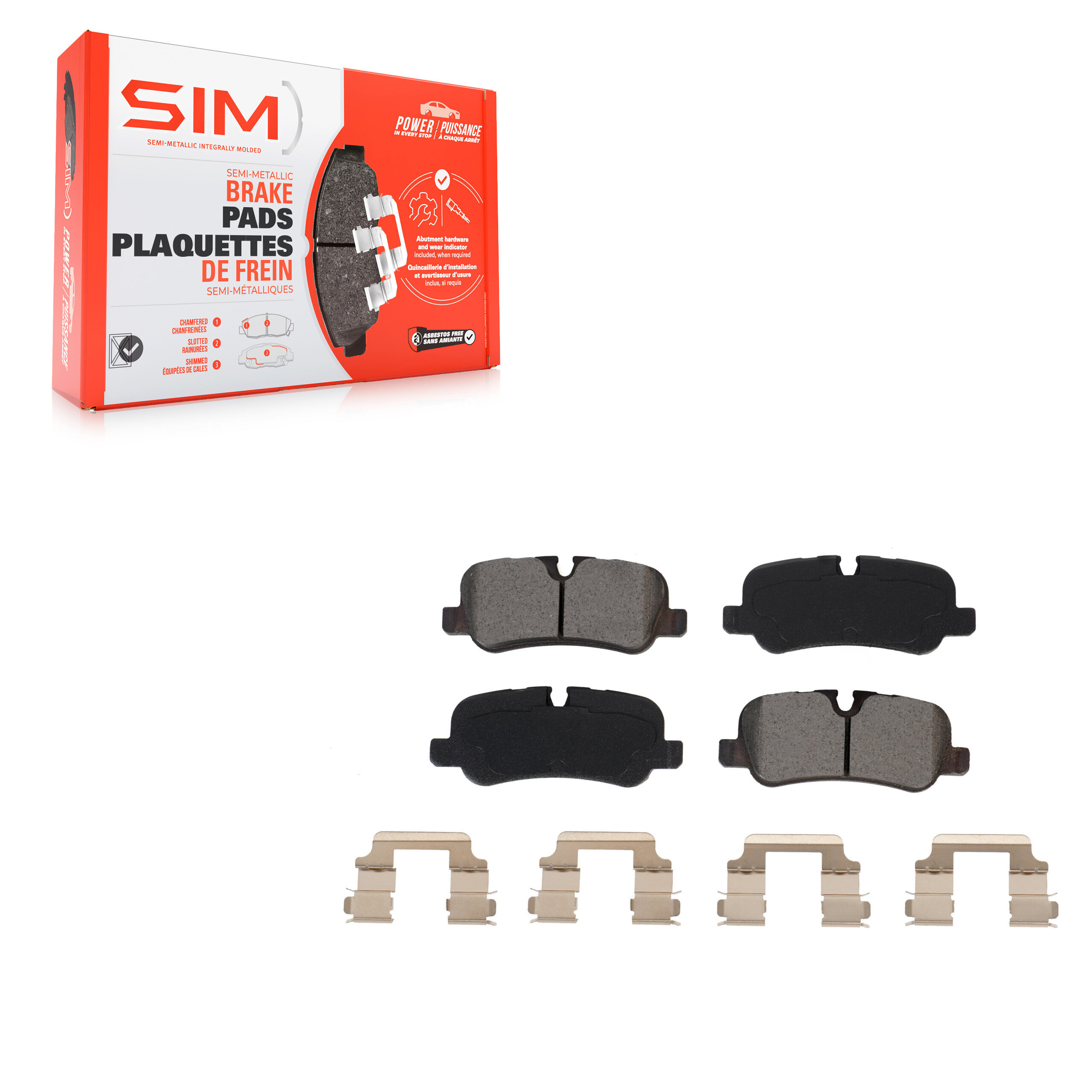 SIM - SIM-1099 - Rear Disc Brake Pad