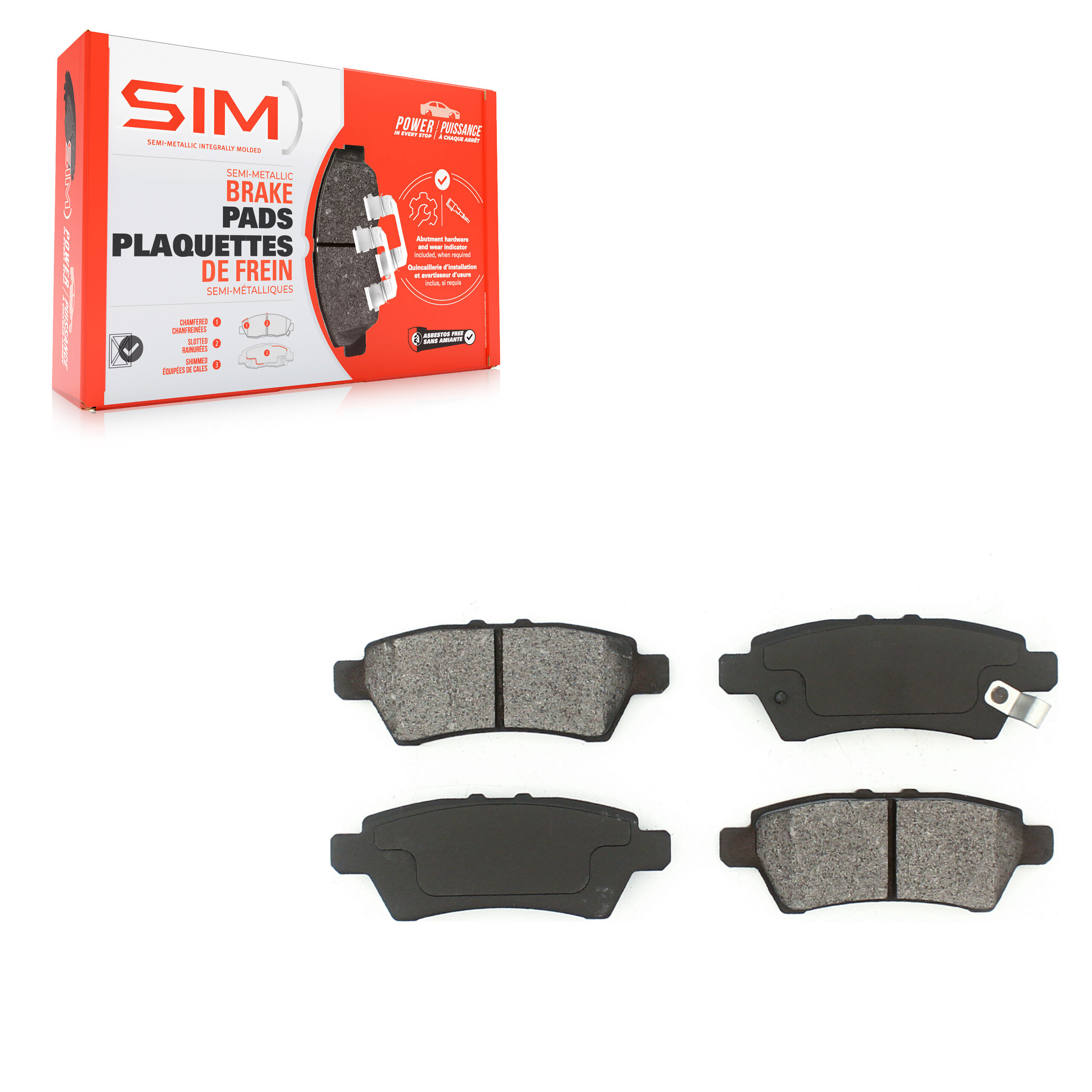 SIM - SIM-1101 - Rear Disc Brake Pad