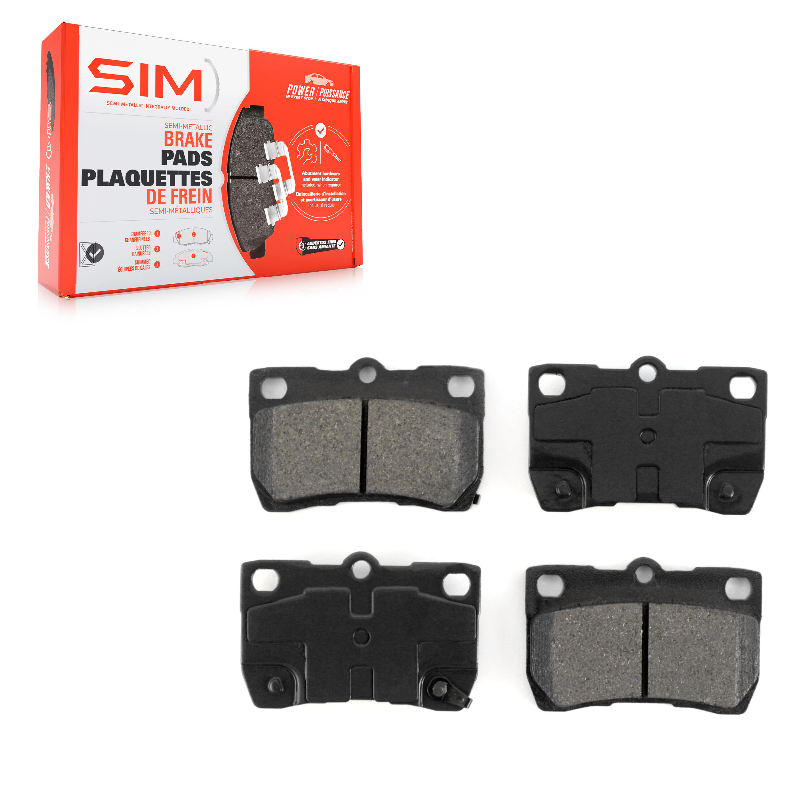 SIM - SIM-1113 - Rear Disc Brake Pad