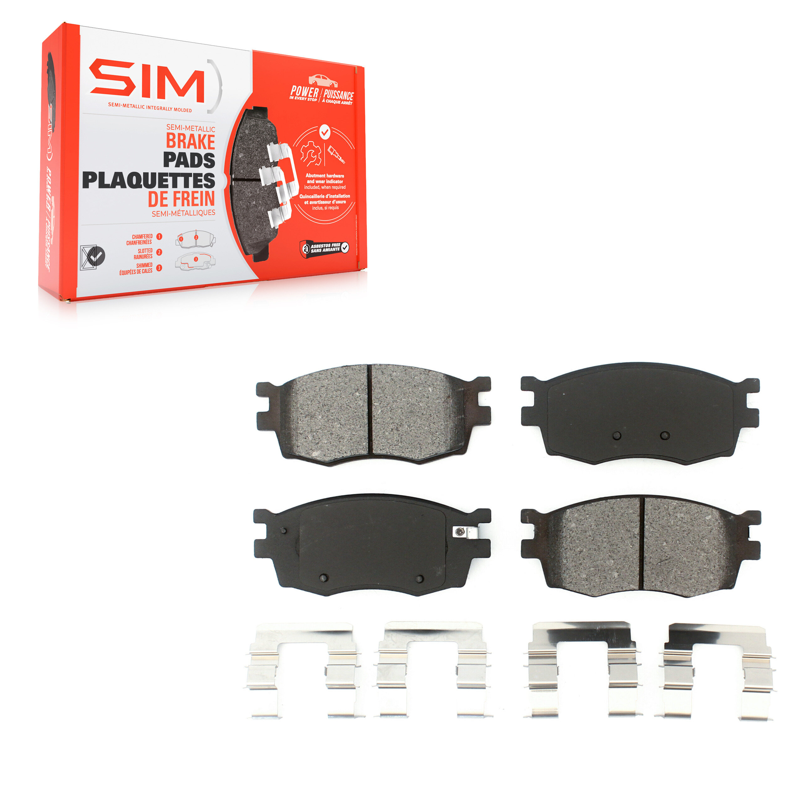 SIM - SIM-1156 - Front Disc Brake Pad