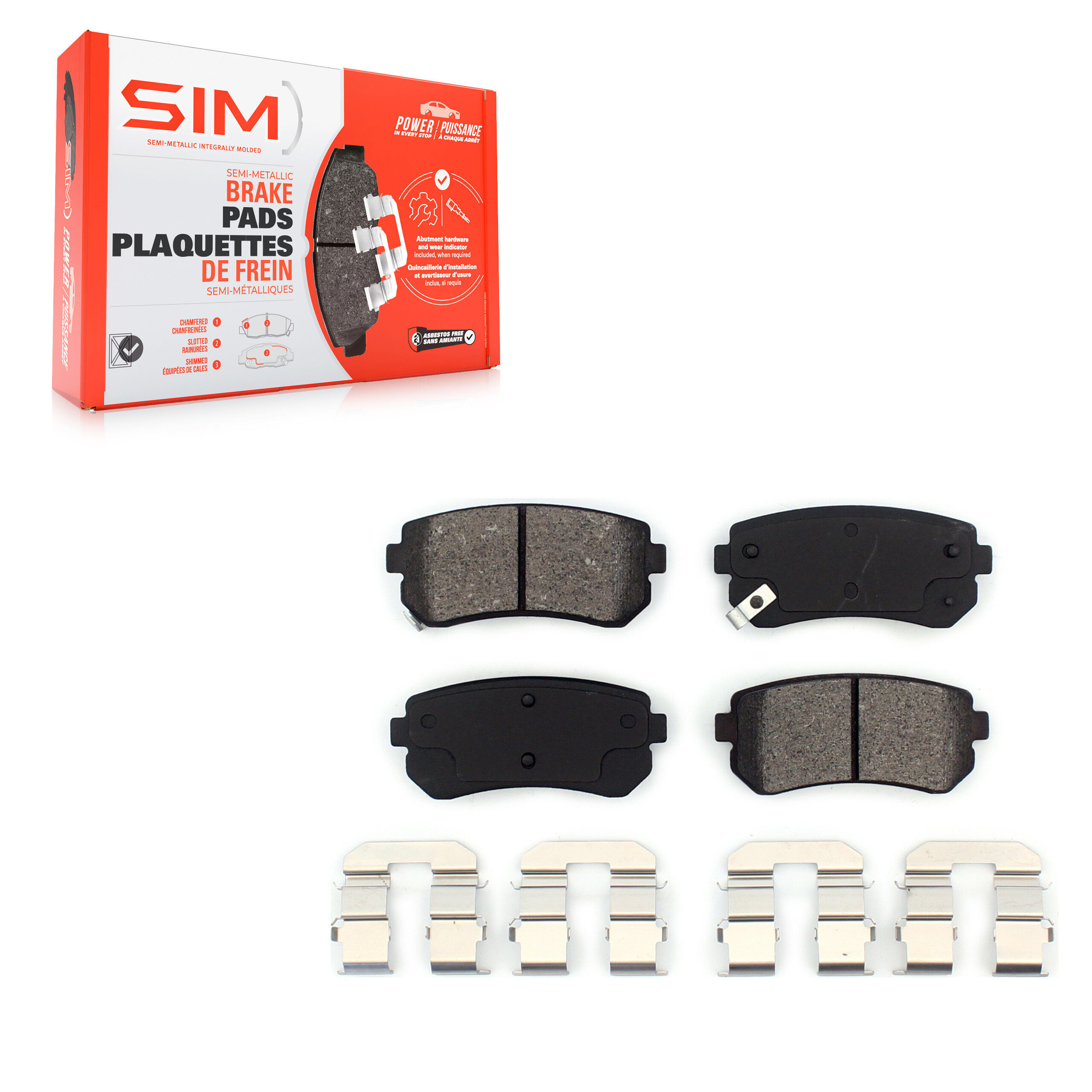 SIM - SIM-1157 - Rear Disc Brake Pad