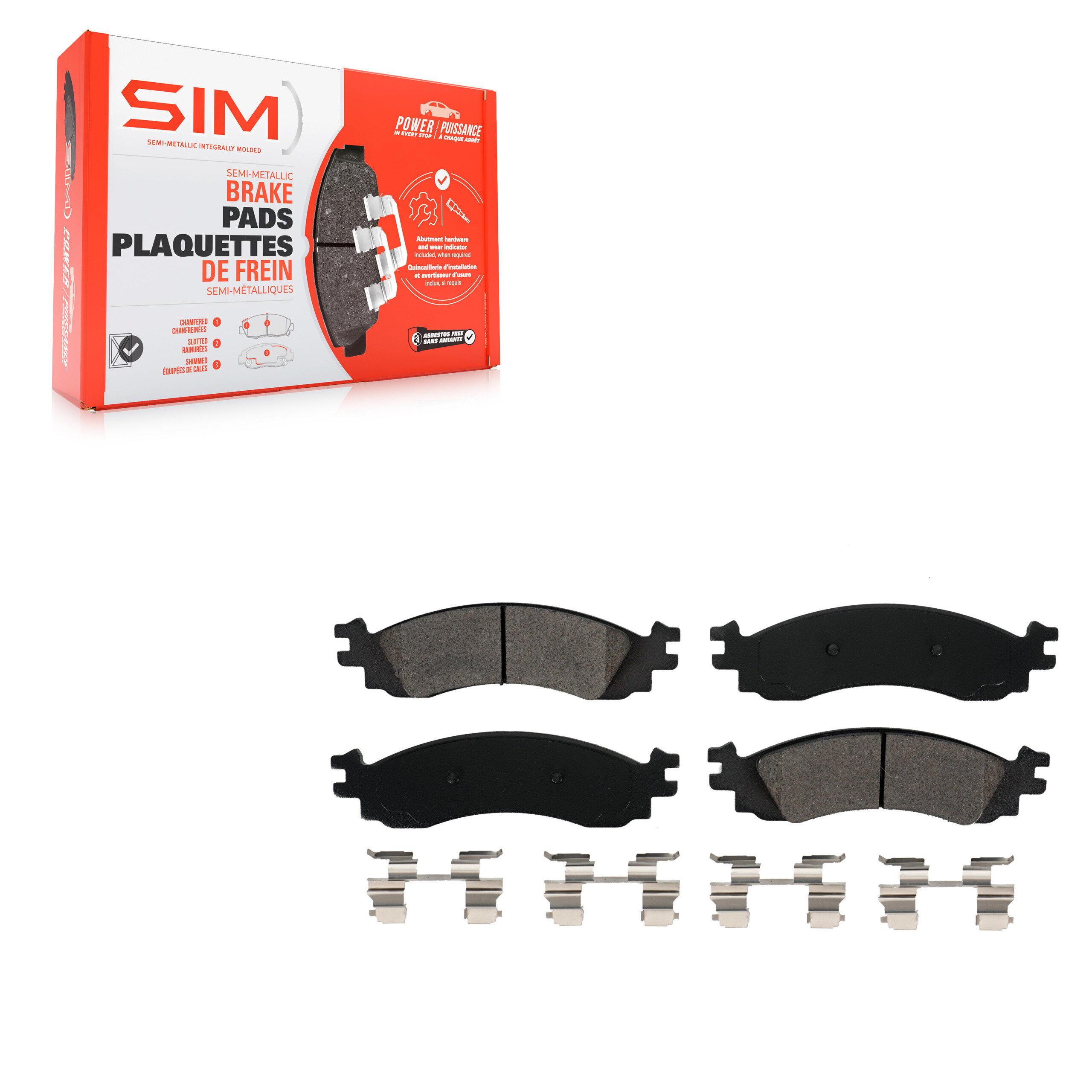 SIM - SIM-1158 - Front Disc Brake Pad