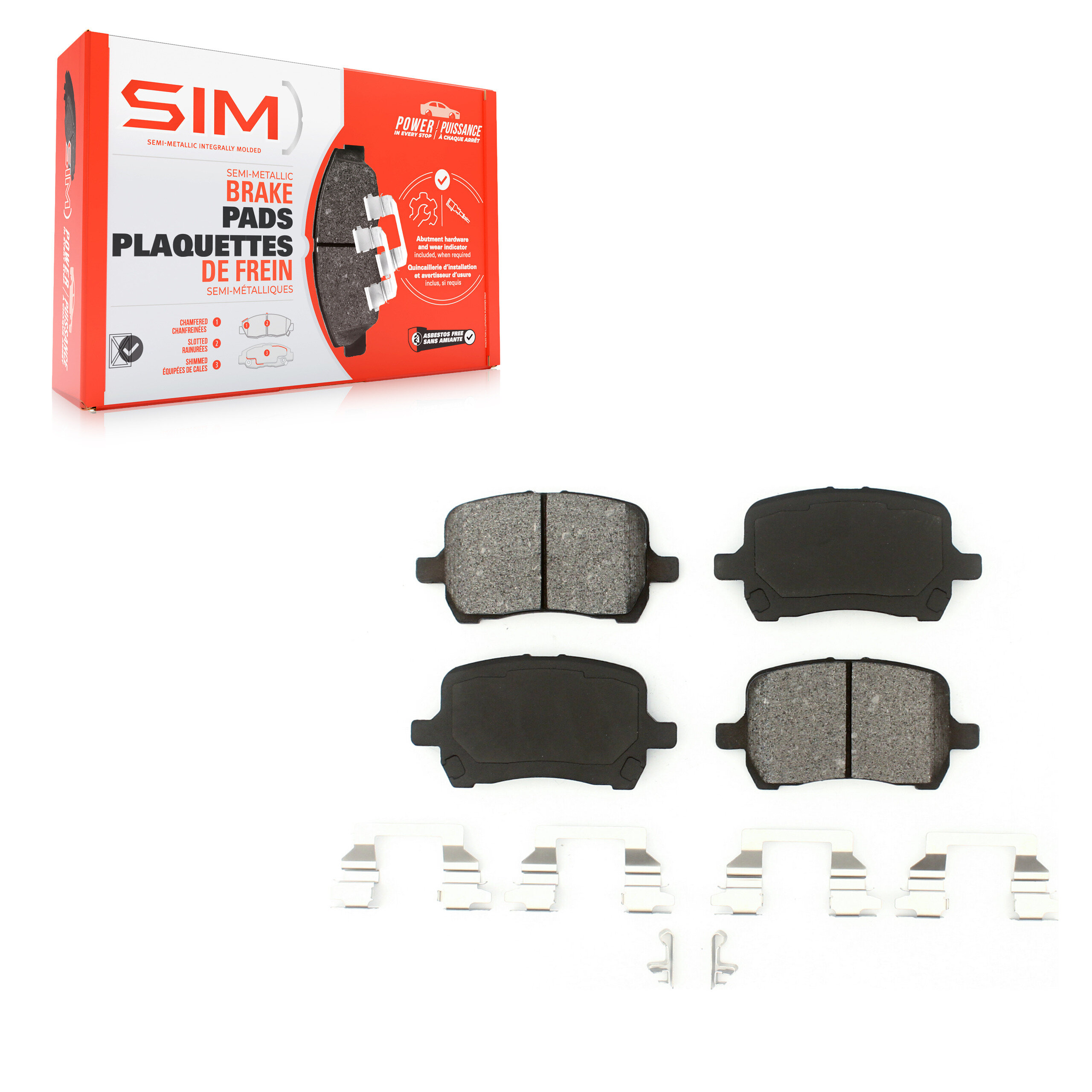 SIM - SIM-1160 - Front Disc Brake Pad