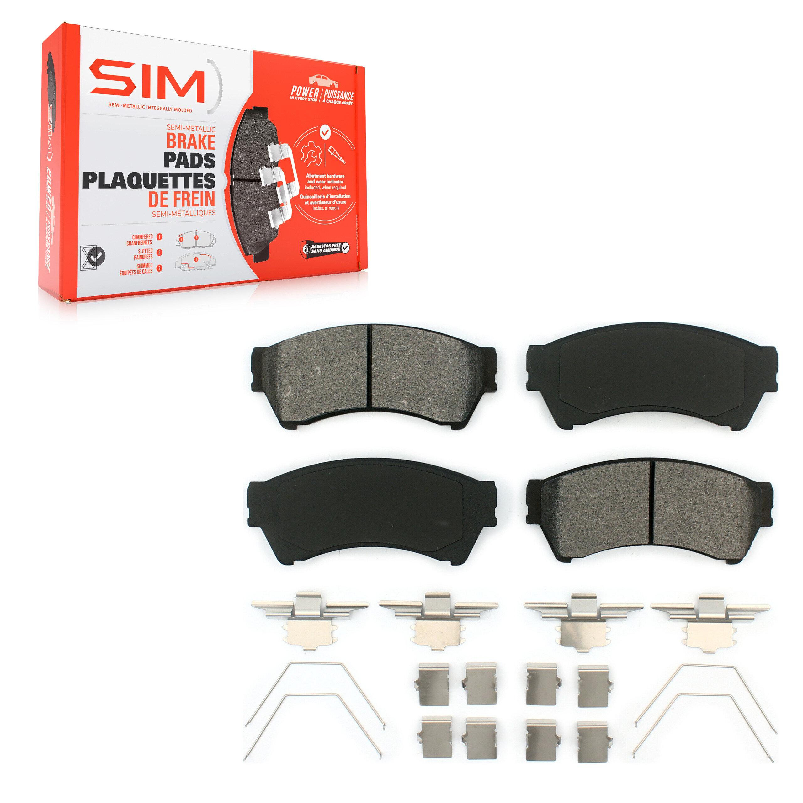 SIM - SIM-1164 - Front Disc Brake Pad
