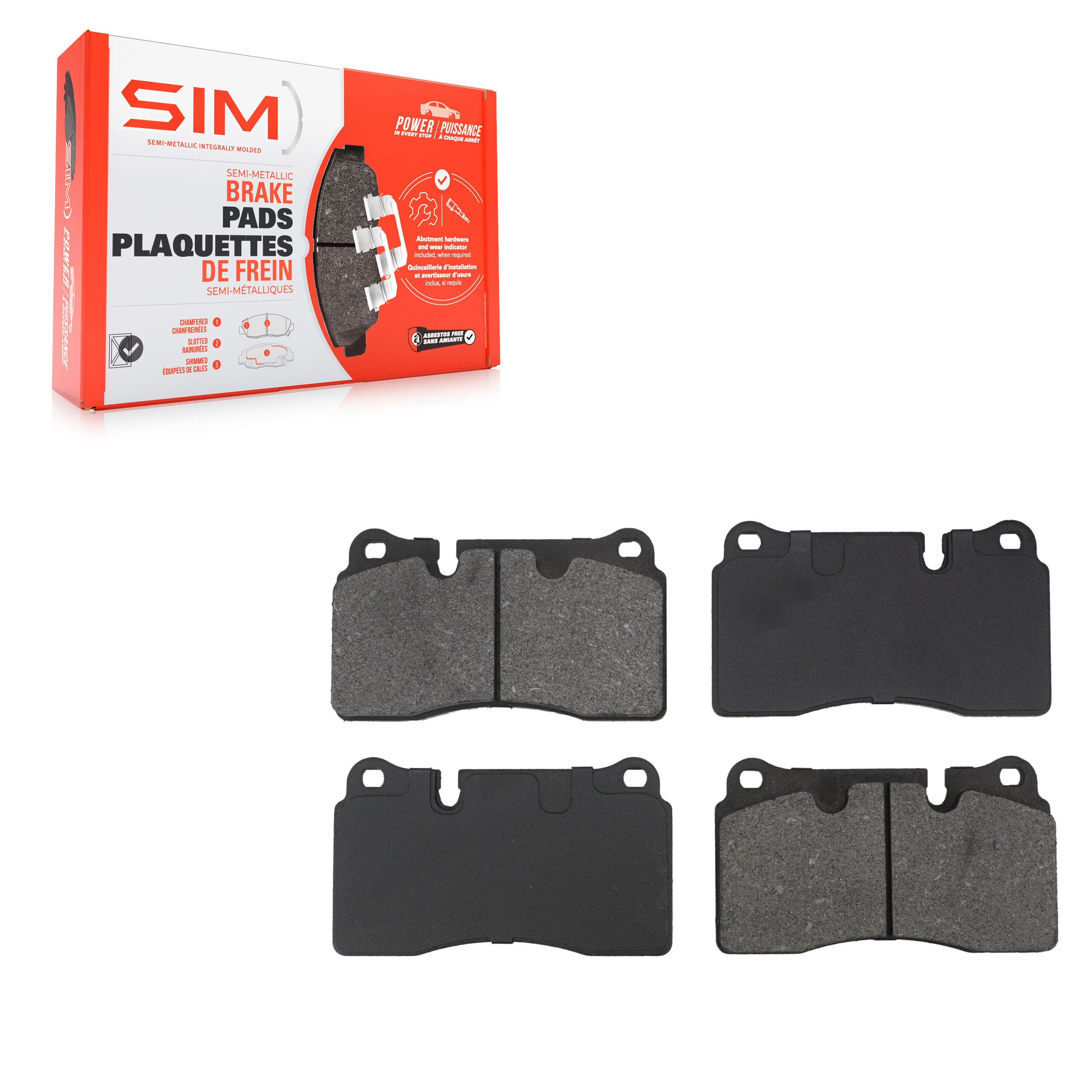 SIM - SIM-1165 - Rear Disc Brake Pad