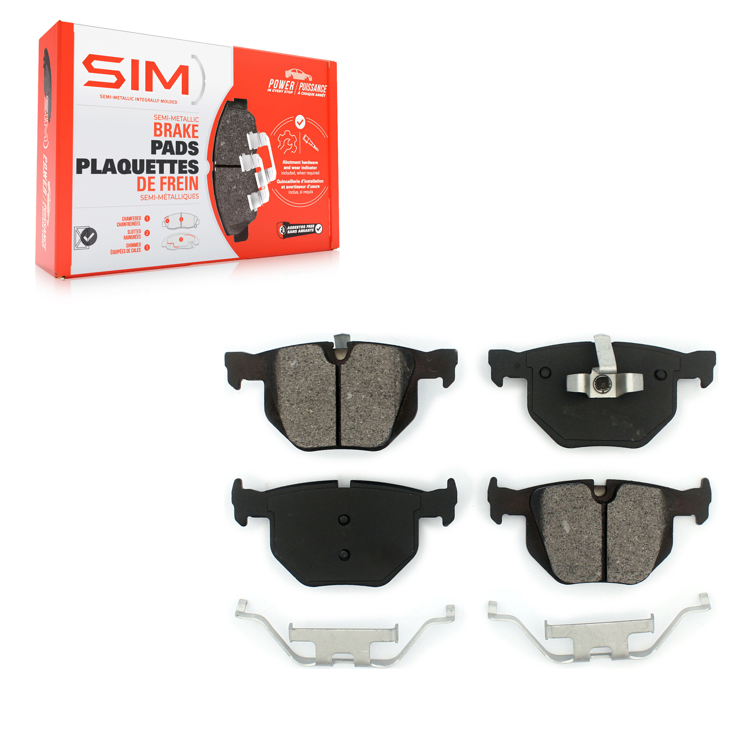SIM - SIM-1170 - Rear Disc Brake Pad