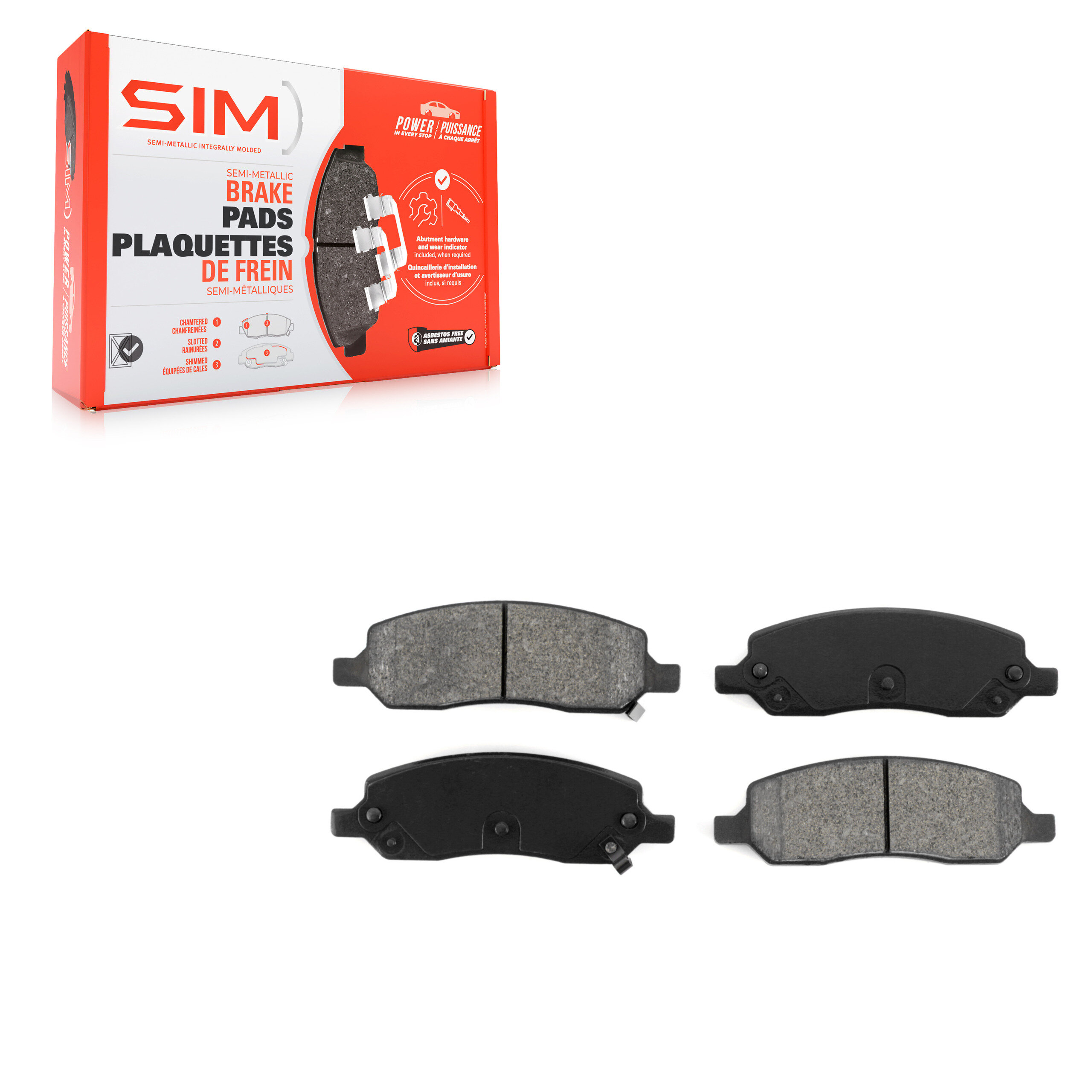 SIM - SIM-1172 - Rear Disc Brake Pad