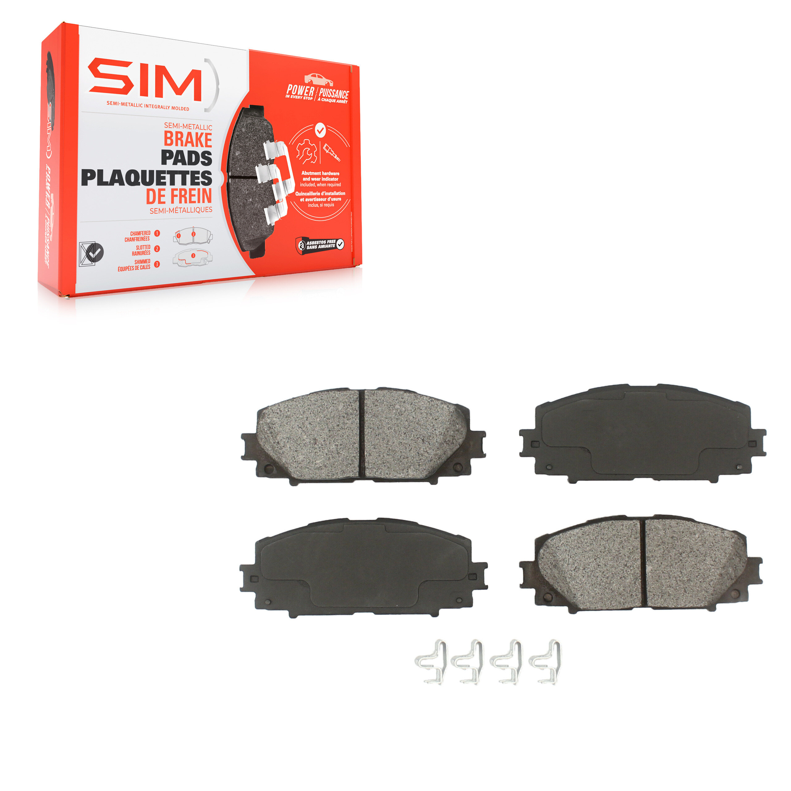 SIM - SIM-1184 - Front Disc Brake Pad