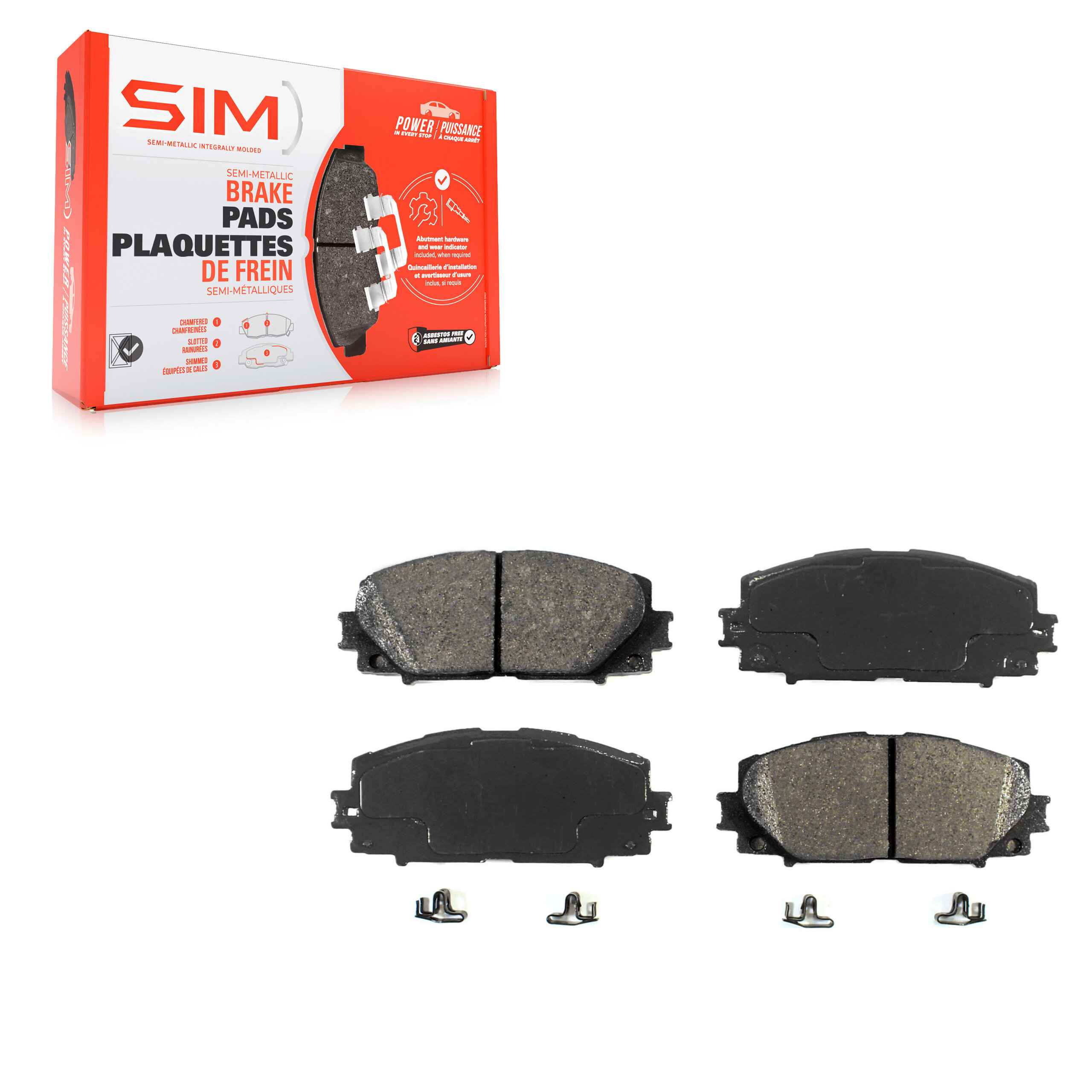 SIM - SIM-1184A - Front Disc Brake Pad