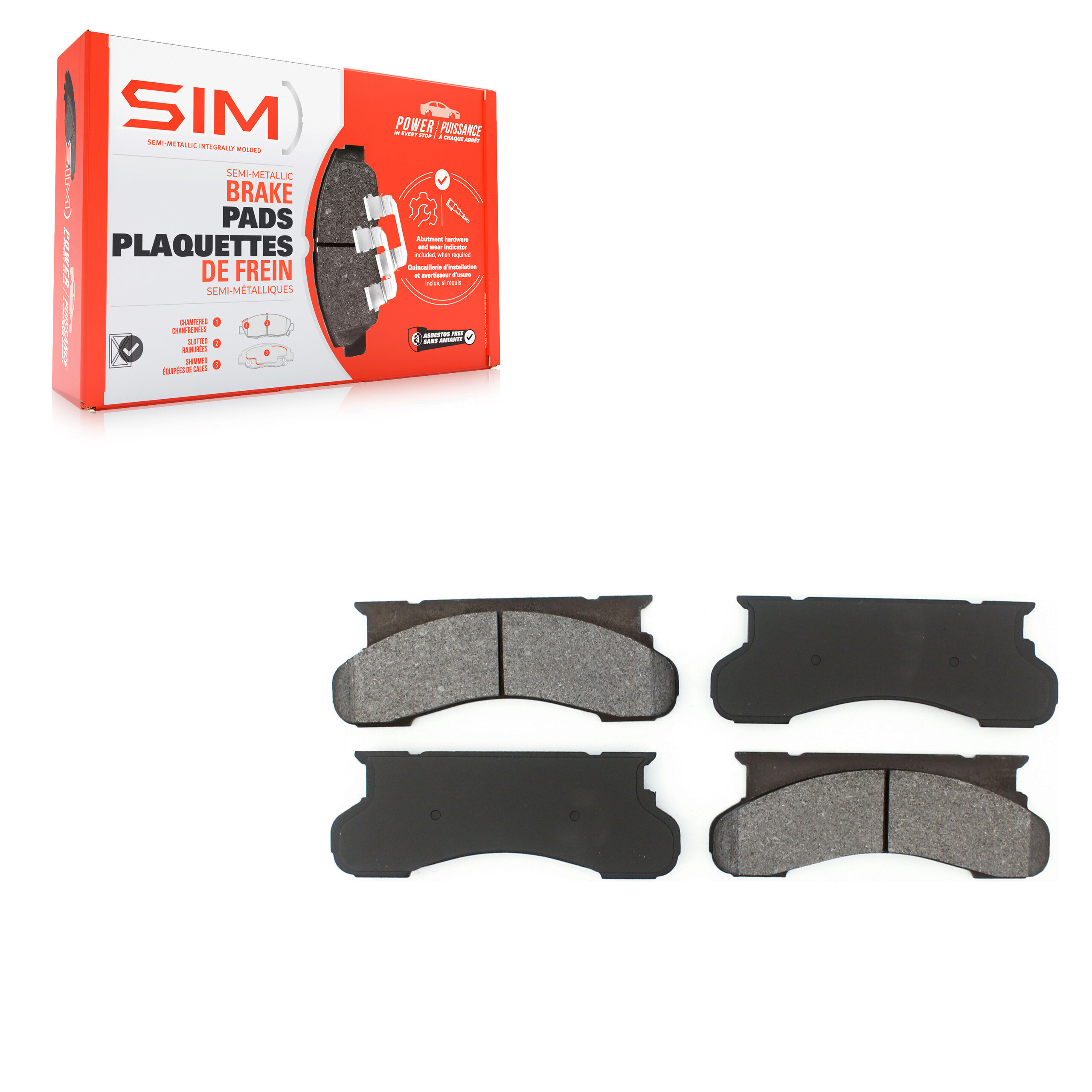 SIM - SIM-120 - Front Disc Brake Pad