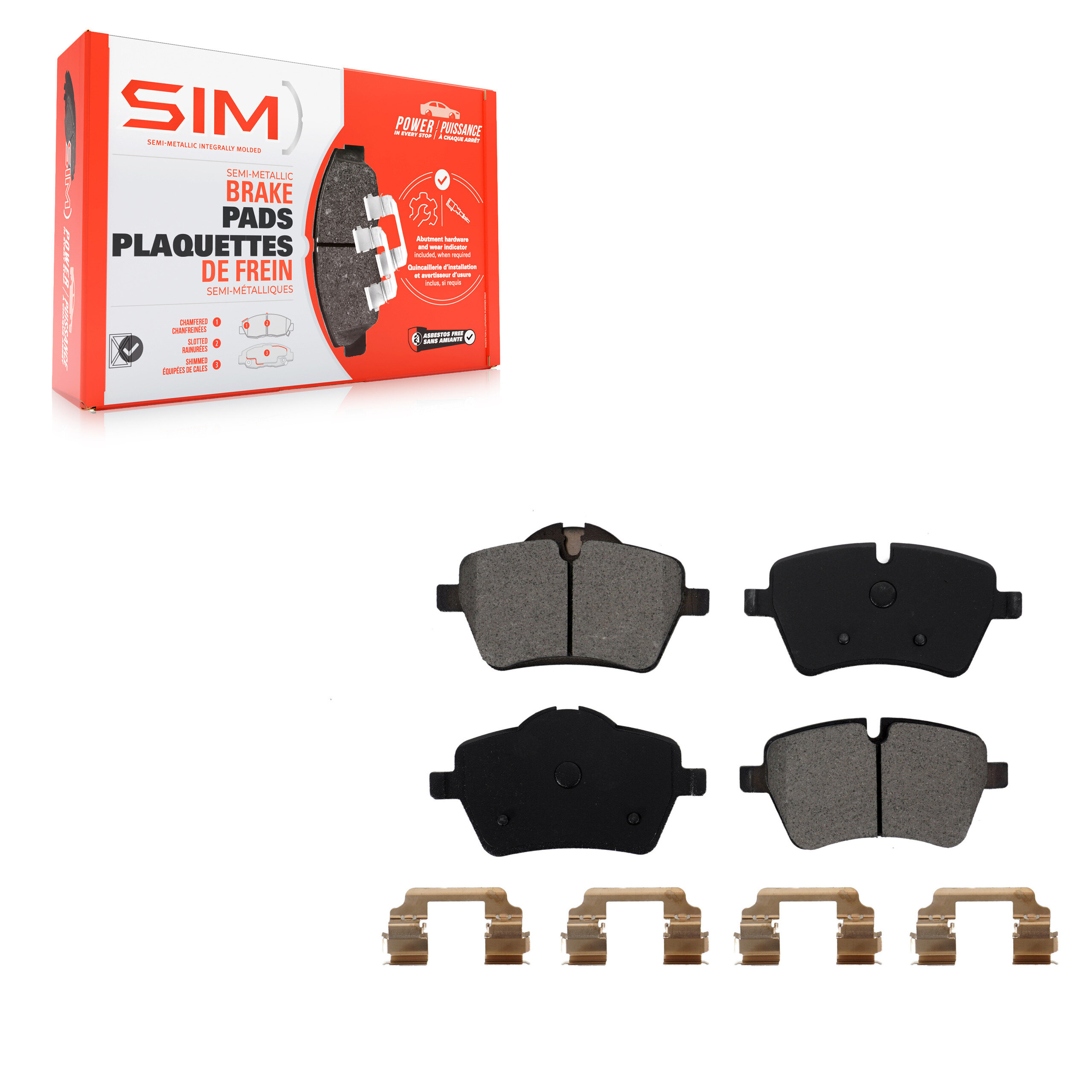 SIM - SIM-1204 - Front Disc Brake Pad