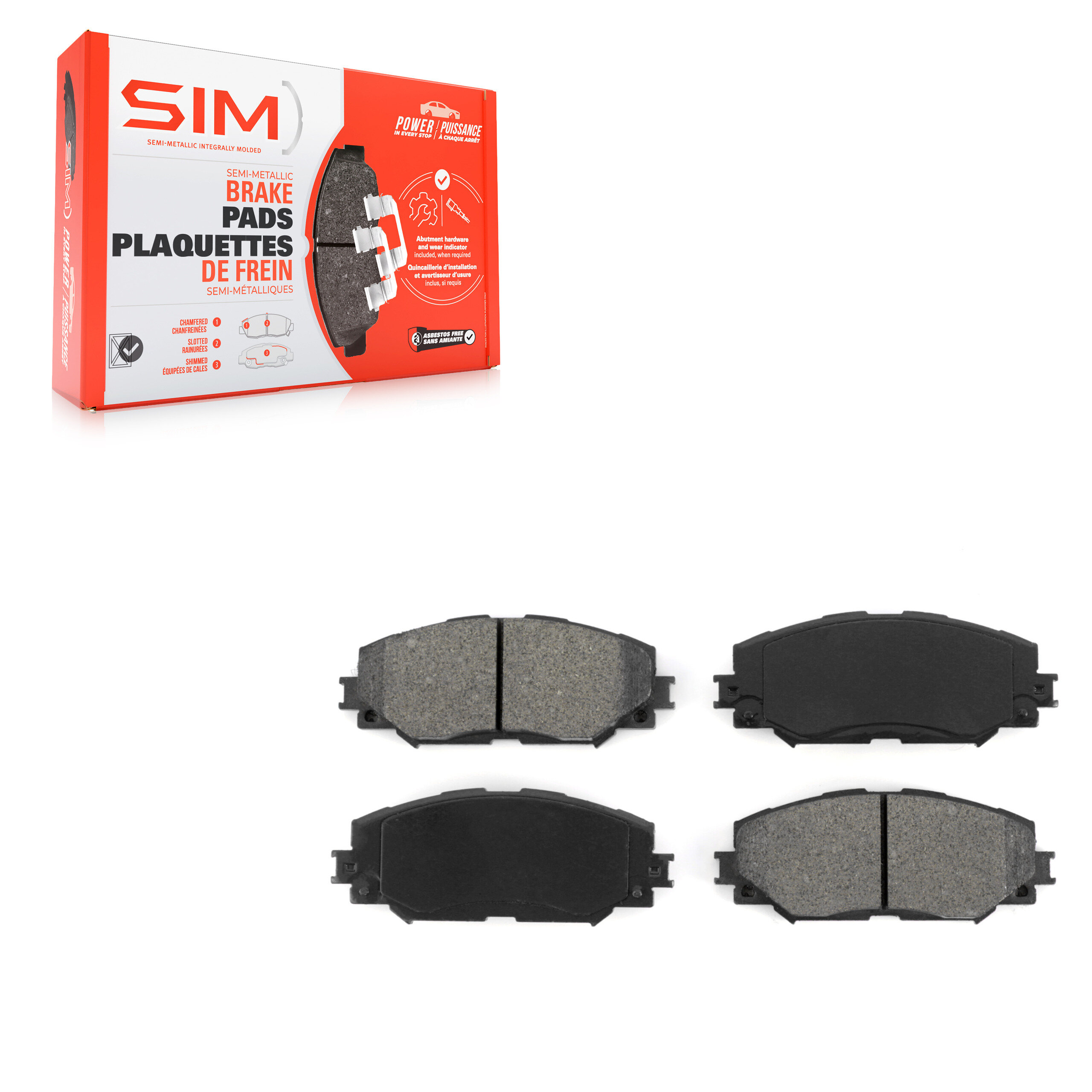 SIM - SIM-1210 - Front Disc Brake Pad