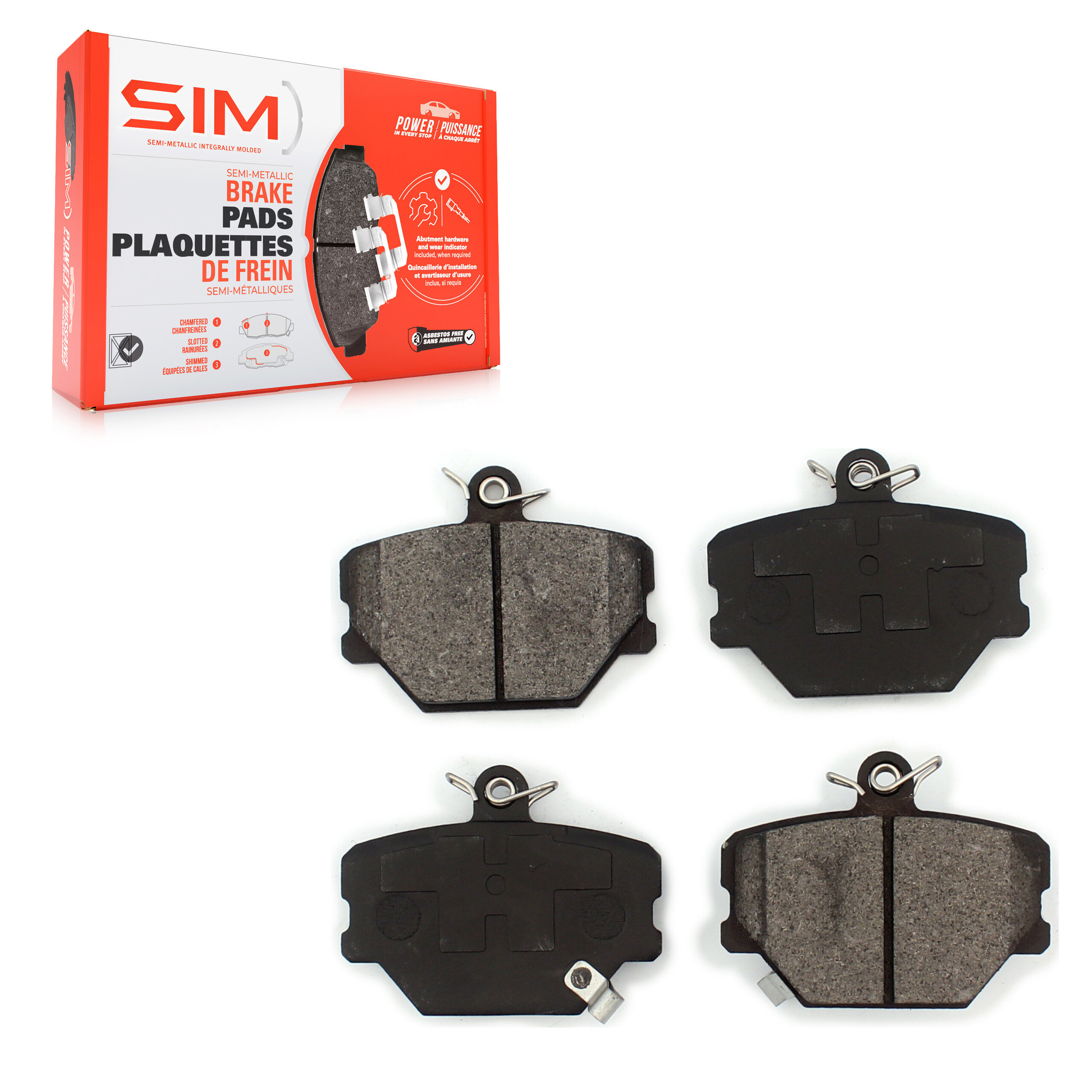 SIM - SIM-1252 - Front Disc Brake Pad