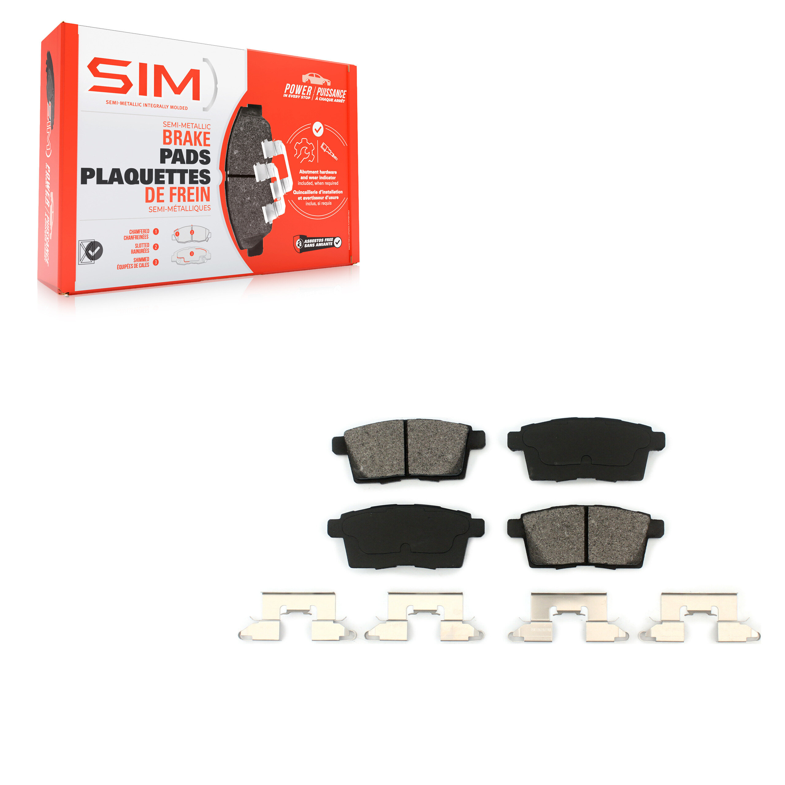SIM - SIM-1259 - Rear Disc Brake Pad