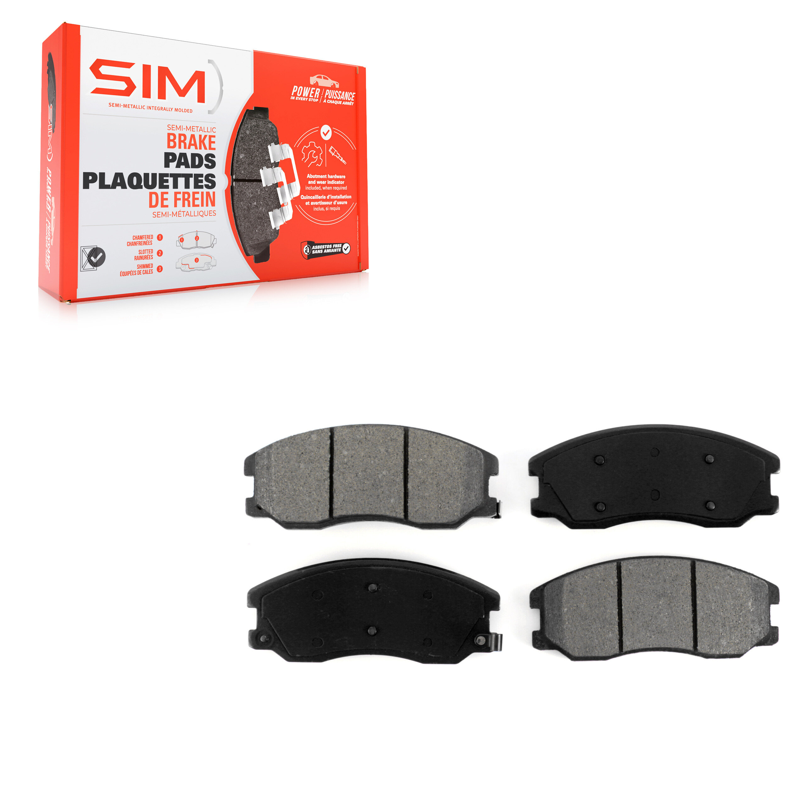 SIM - SIM-1264 - Front Disc Brake Pad