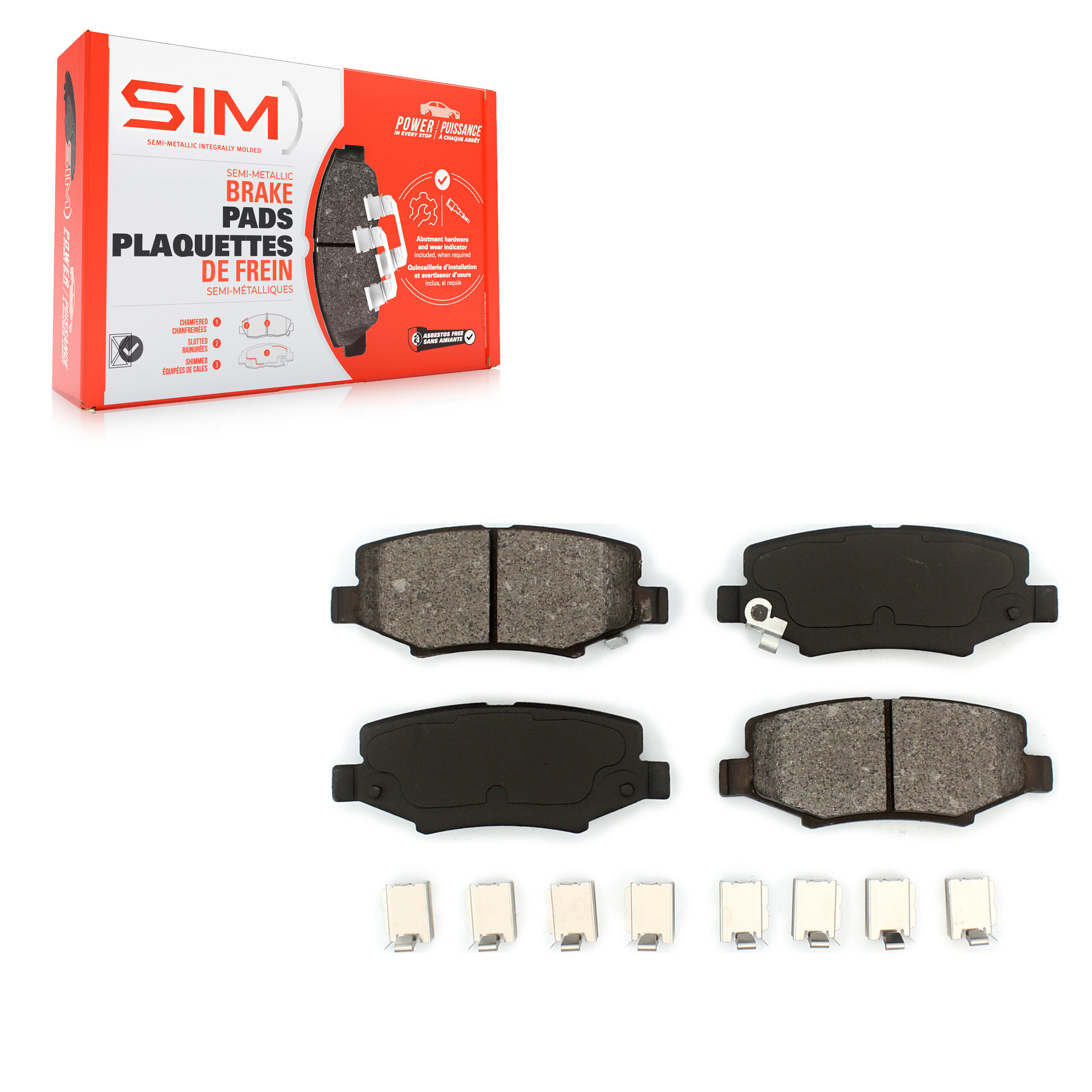 SIM - SIM-1274 - Rear Disc Brake Pad