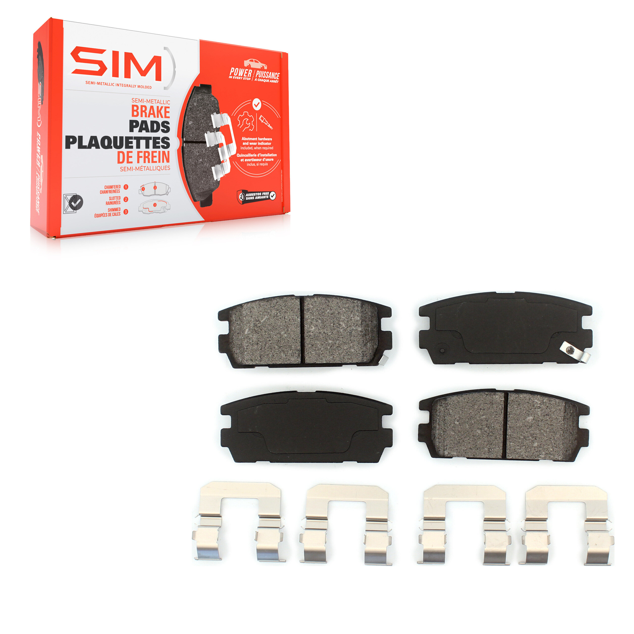 SIM - SIM-1275 - Rear Disc Brake Pad