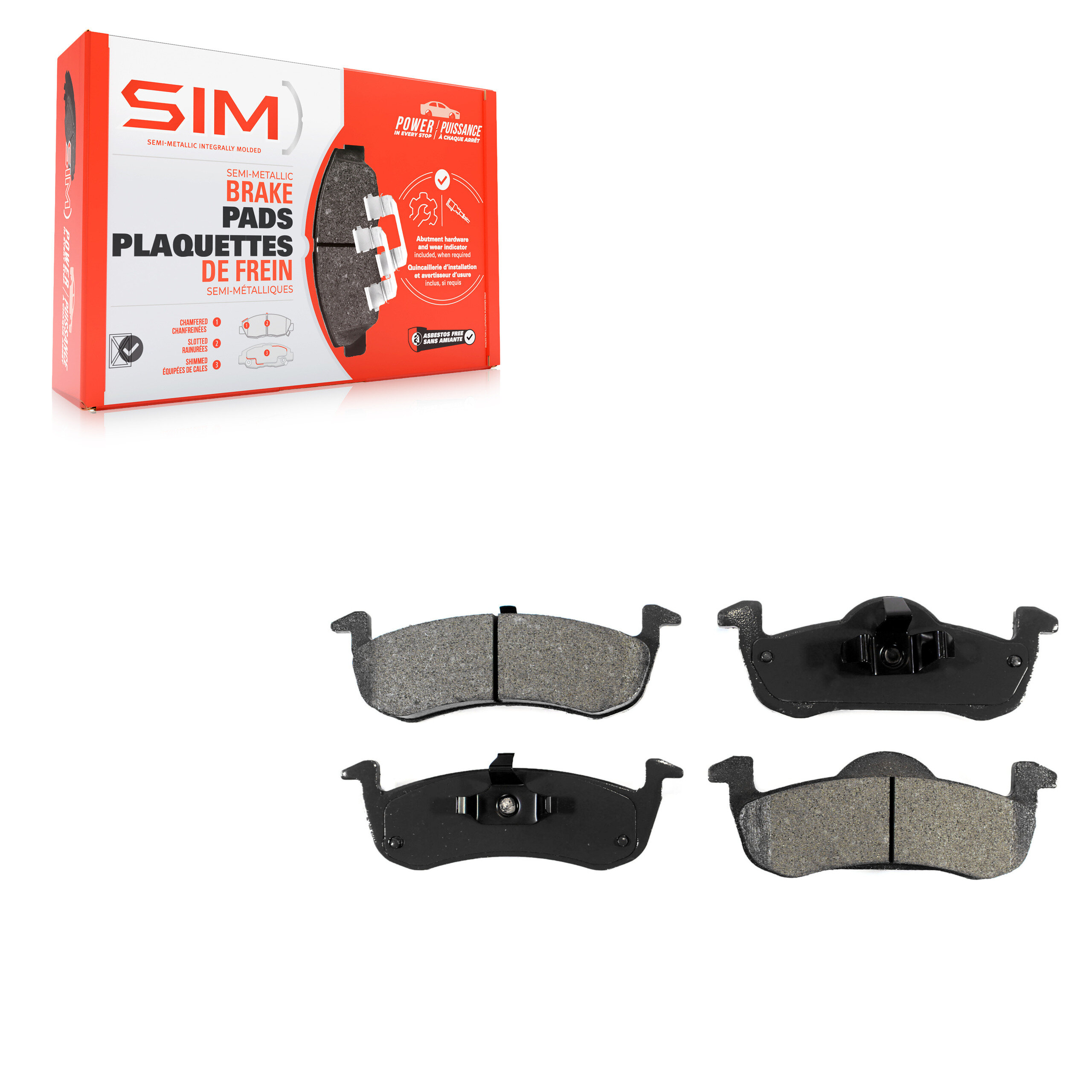 SIM - SIM-1279 - Rear Disc Brake Pad