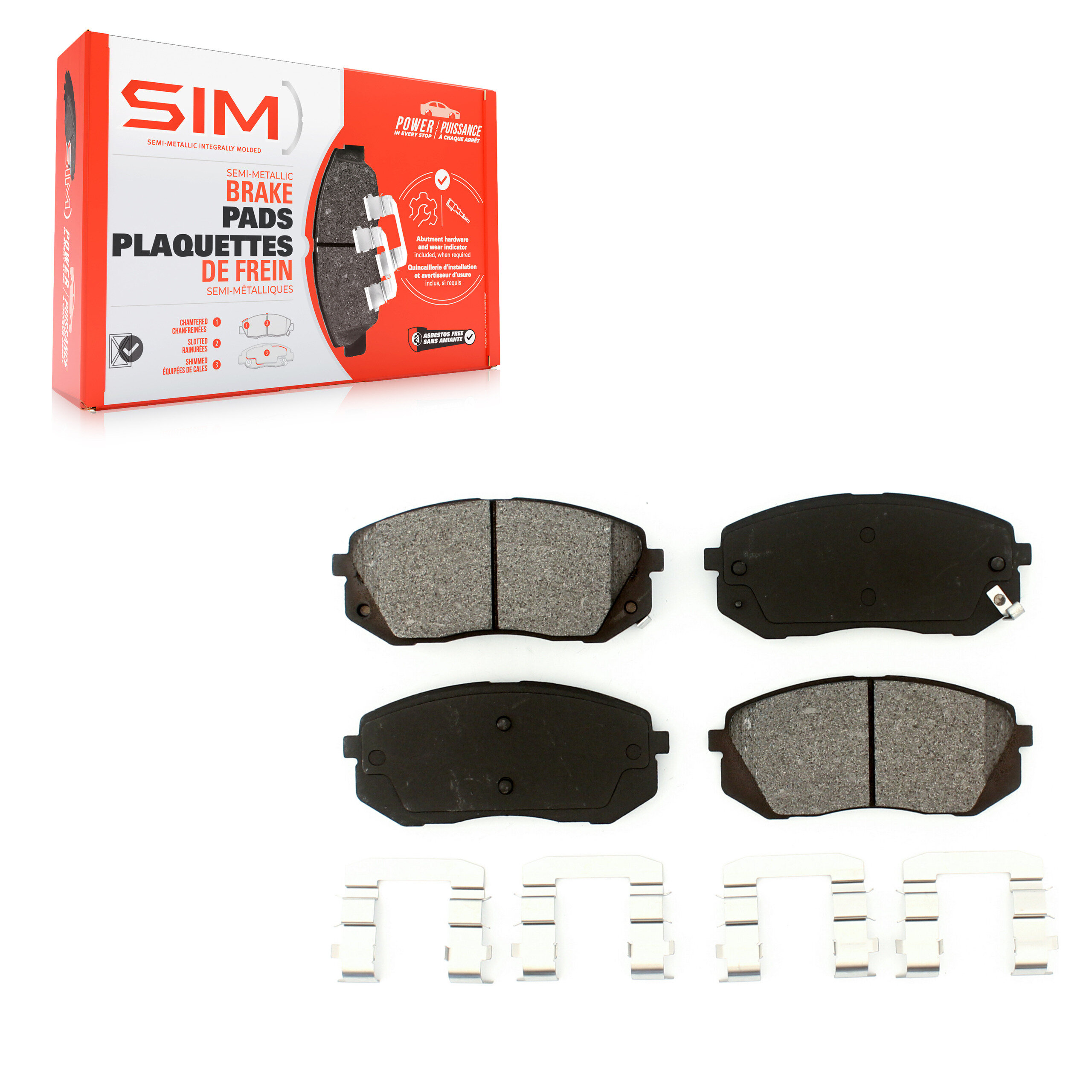 SIM - SIM-1295 - Front Disc Brake Pad