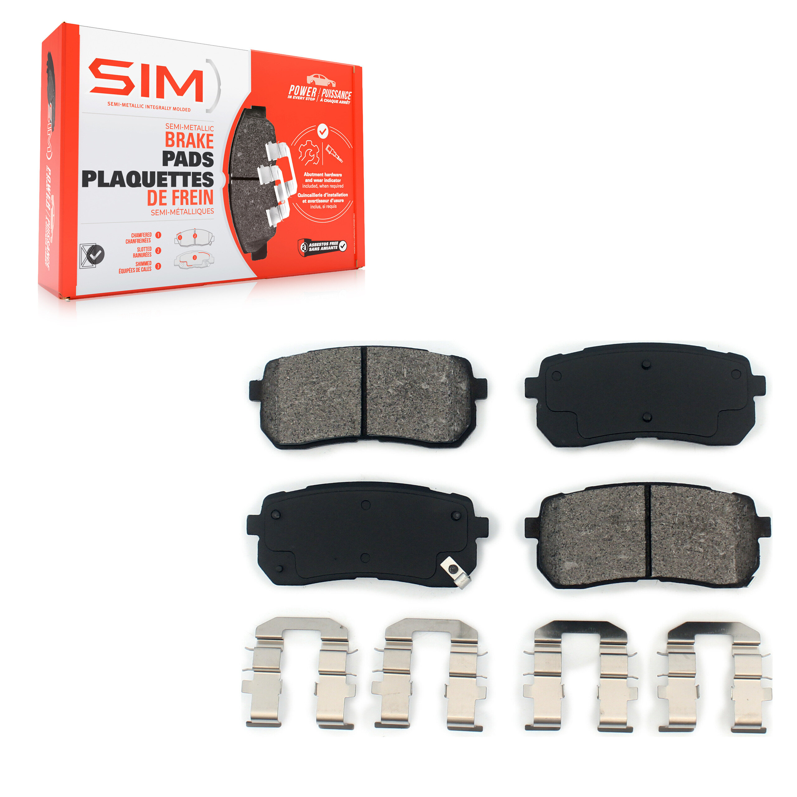 SIM - SIM-1302 - Rear Disc Brake Pad