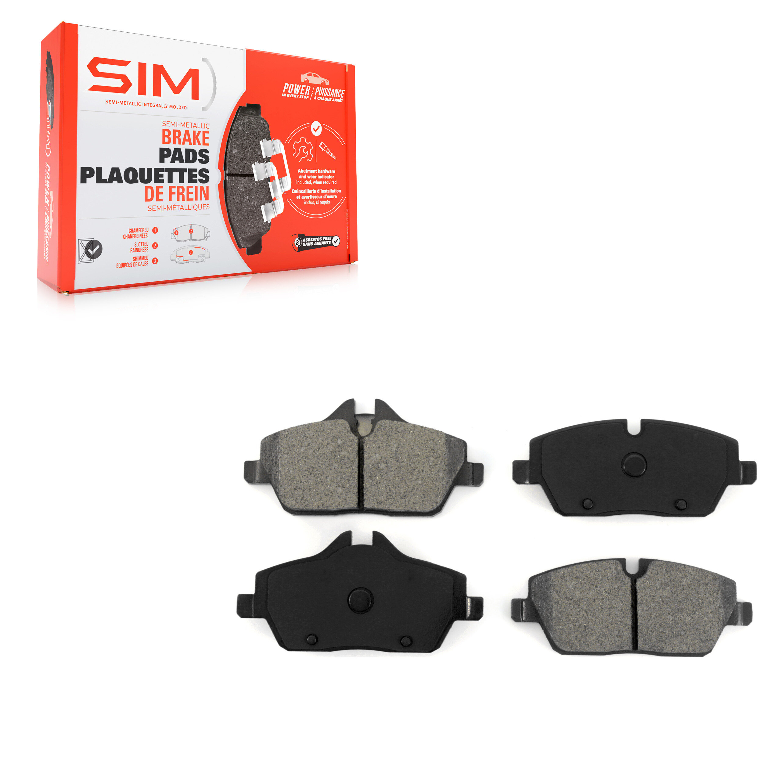 SIM - SIM-1308 - Front Disc Brake Pad