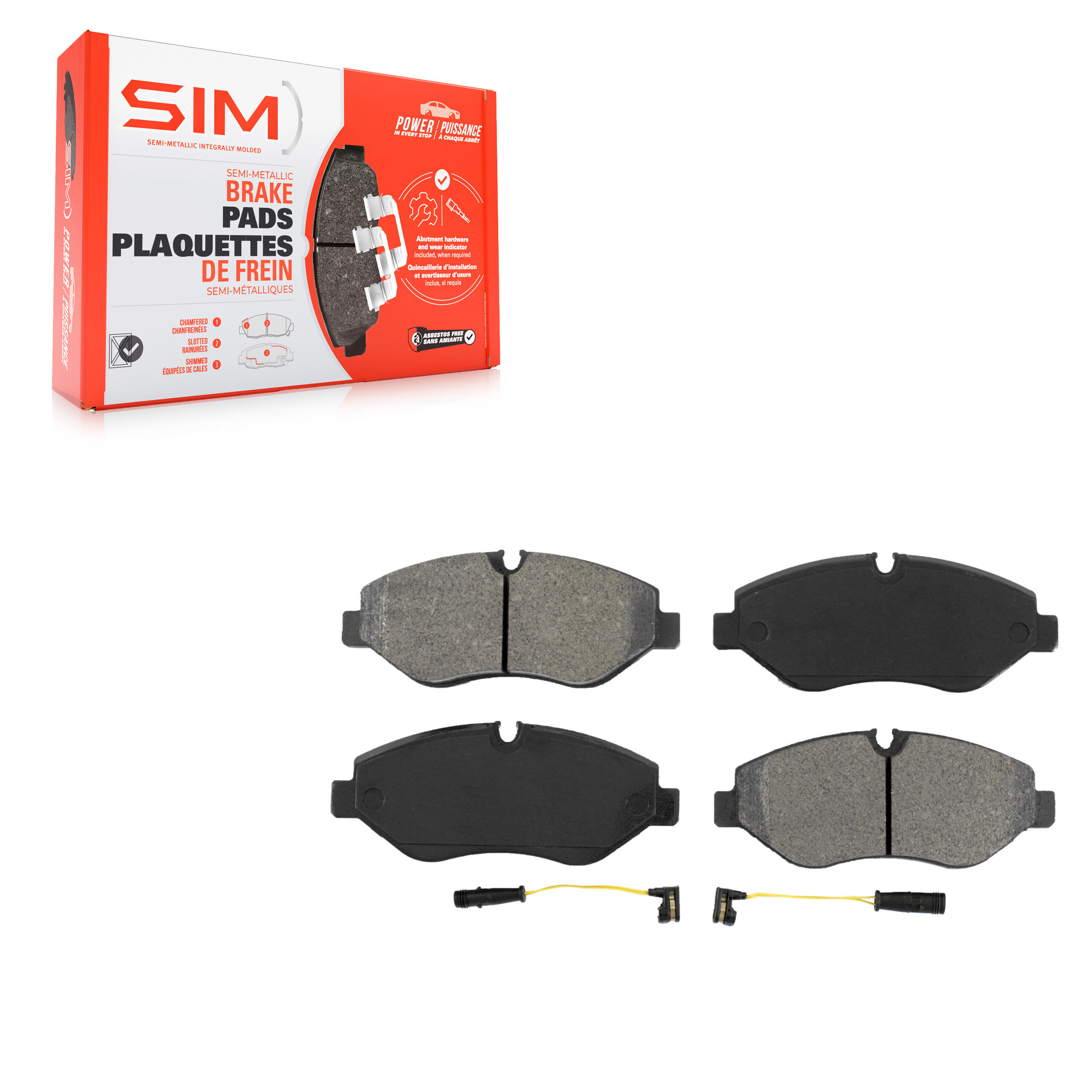 SIM - SIM-1316A - Front Disc Brake Pad