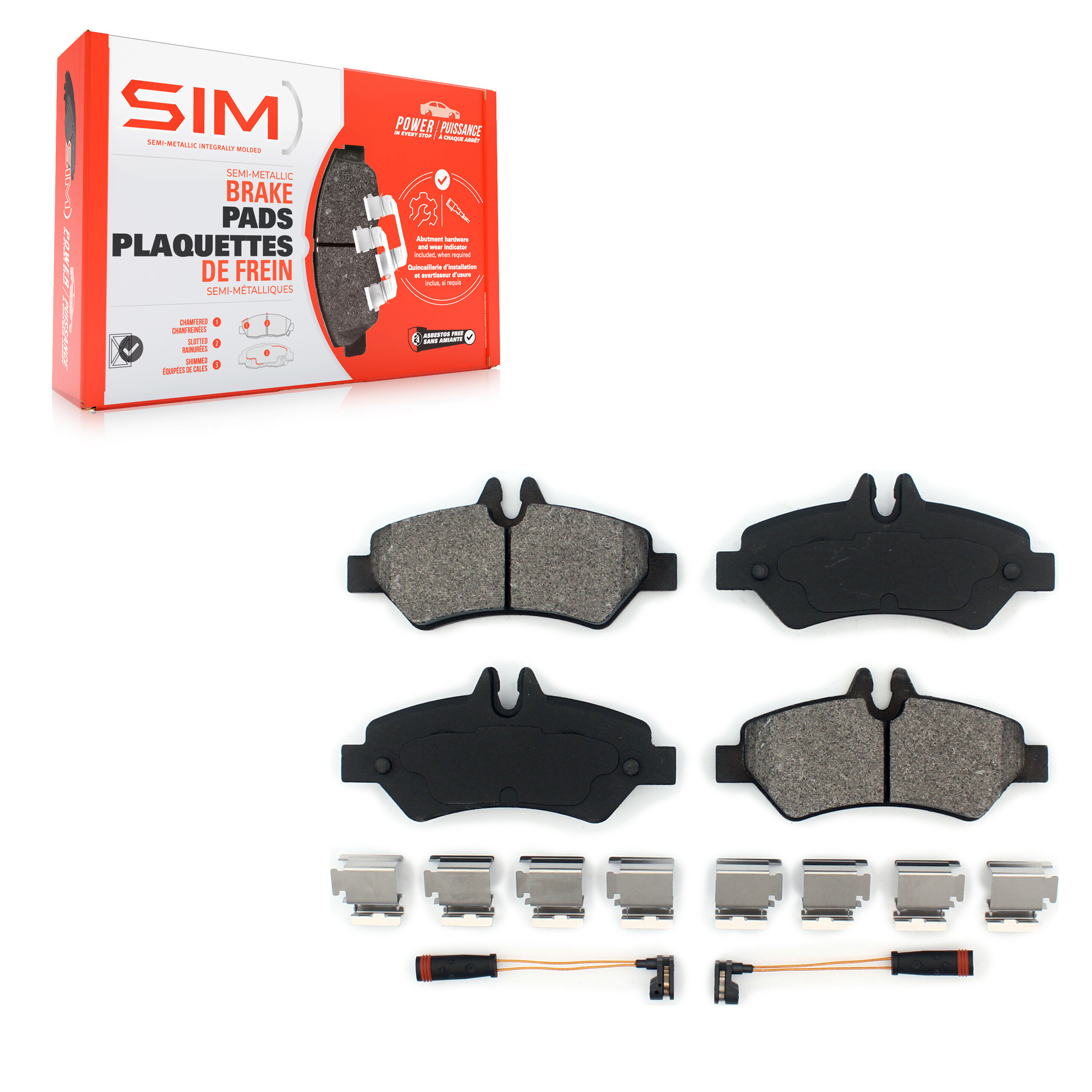 SIM - SIM-1317A - Rear Disc Brake Pad