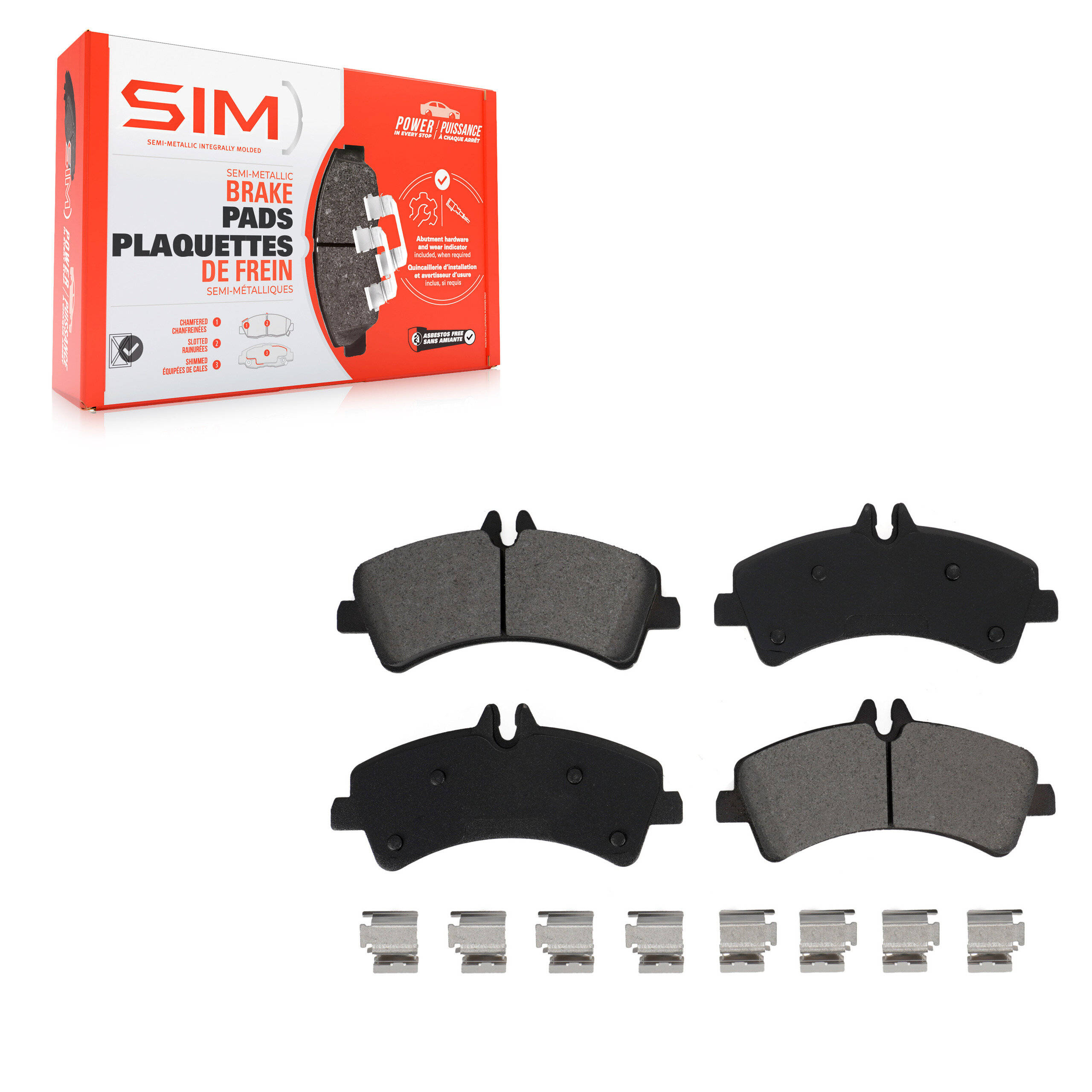 SIM - SIM-1318 - Rear Disc Brake Pad