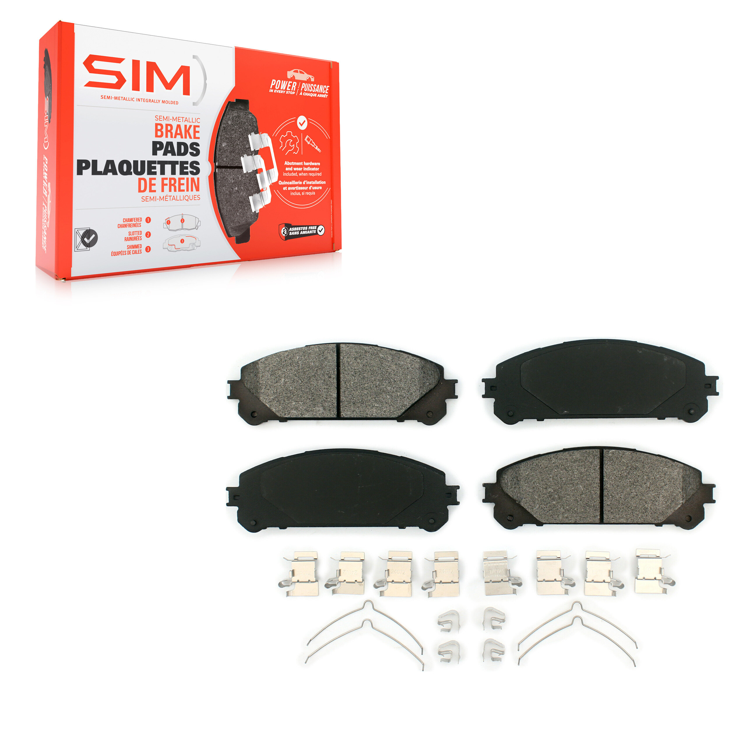 SIM - SIM-1324 - Front Disc Brake Pad
