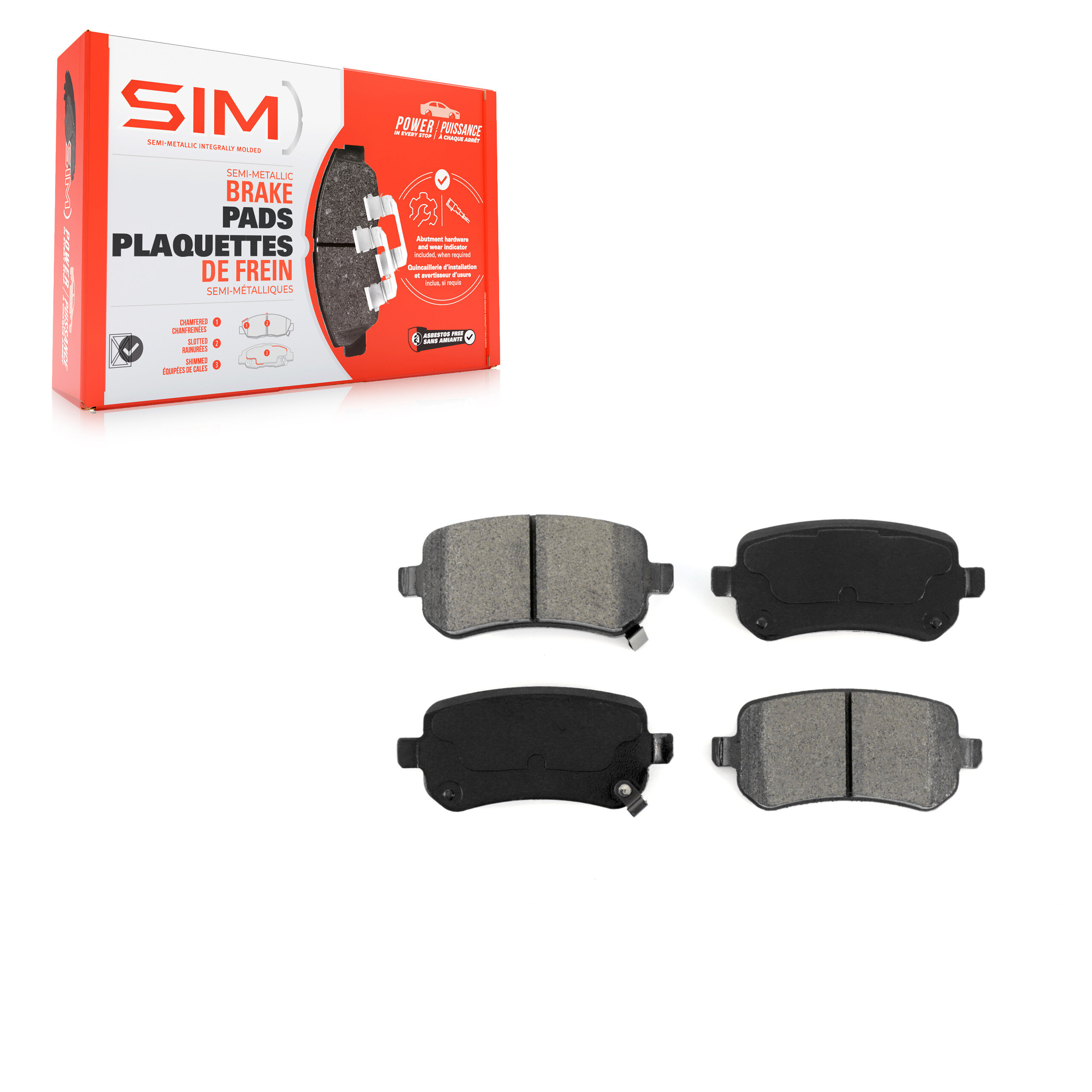 SIM - SIM-1326 - Rear Disc Brake Pad
