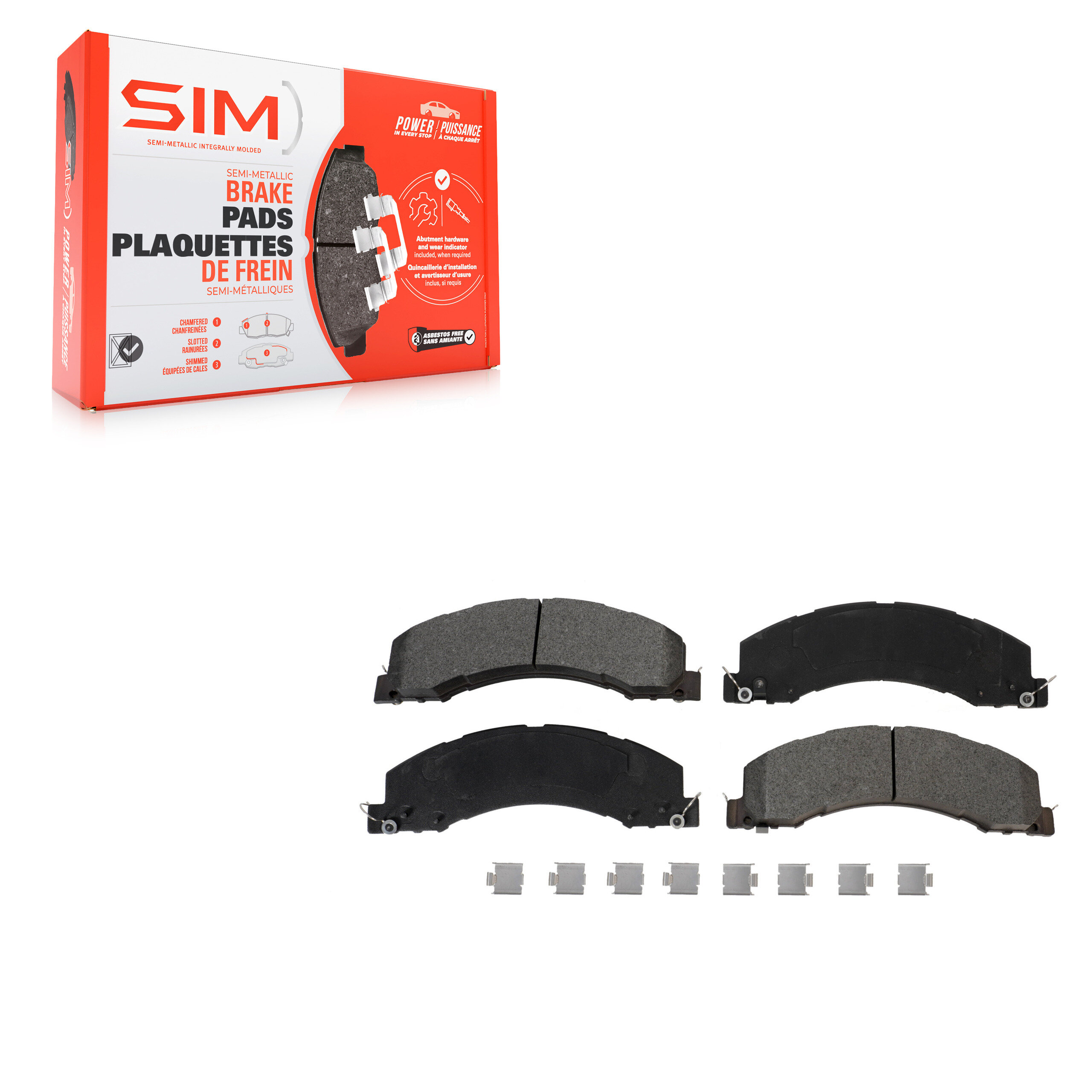 SIM - SIM-1335 - Front Disc Brake Pad
