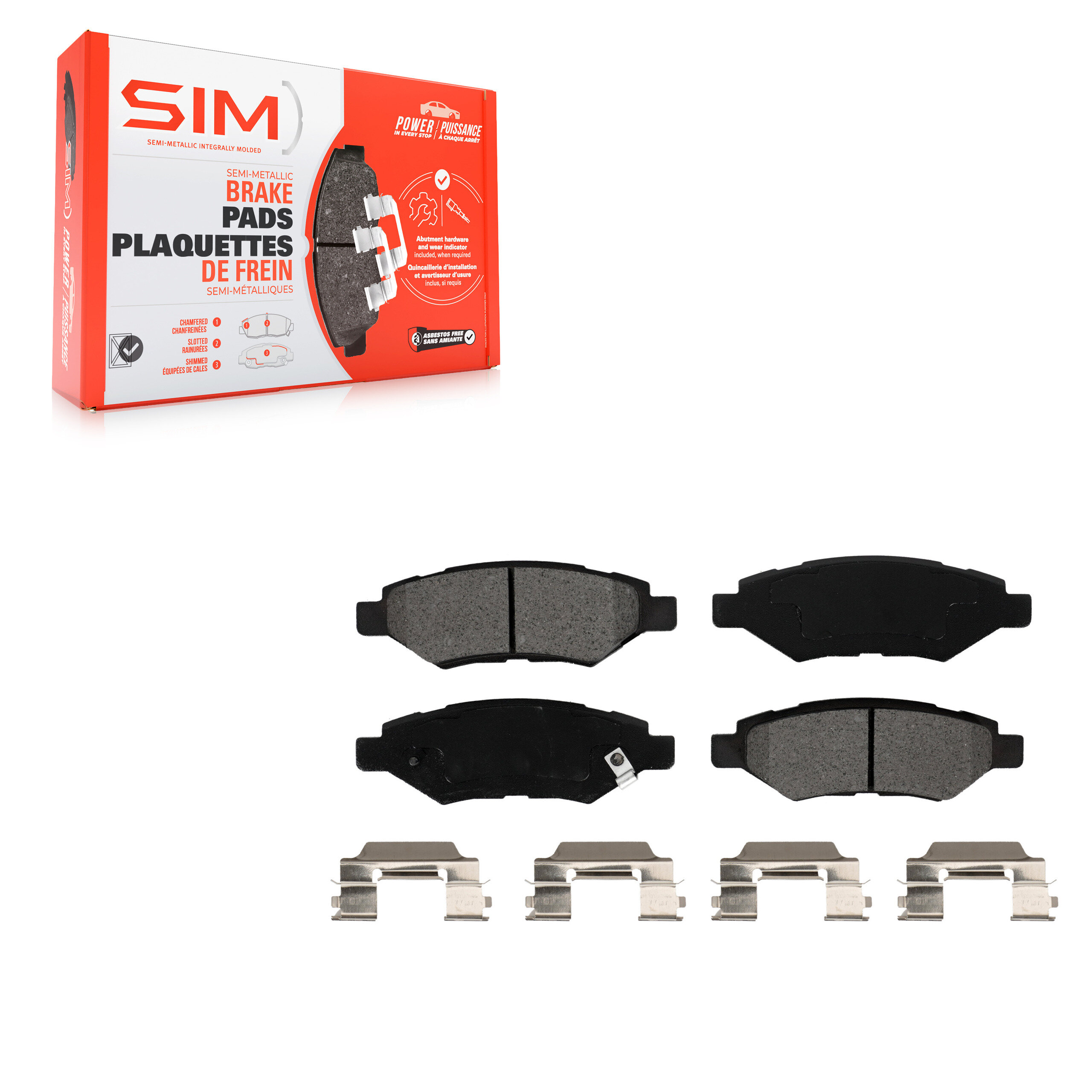 SIM - SIM-1337 - Rear Disc Brake Pad