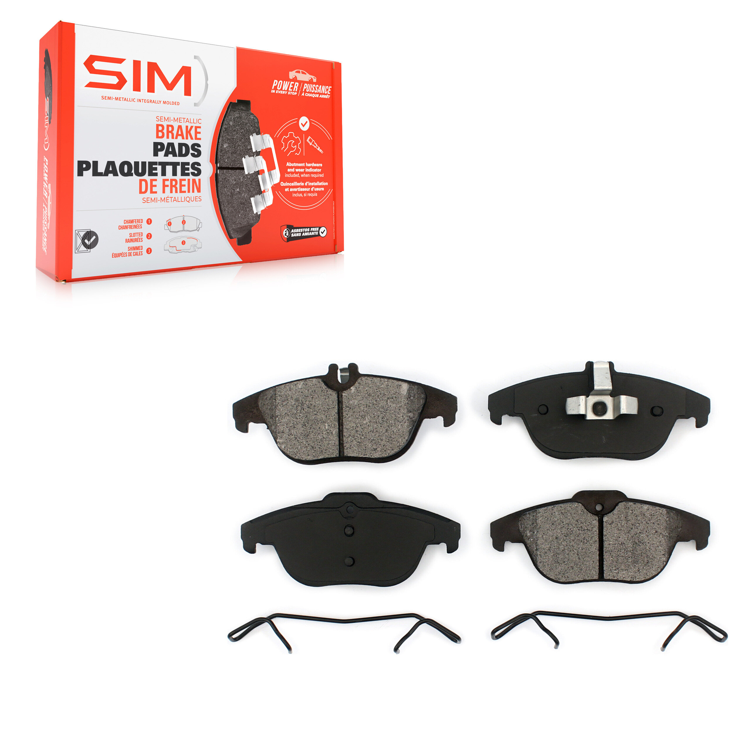 SIM - SIM-1341 - Rear Disc Brake Pad