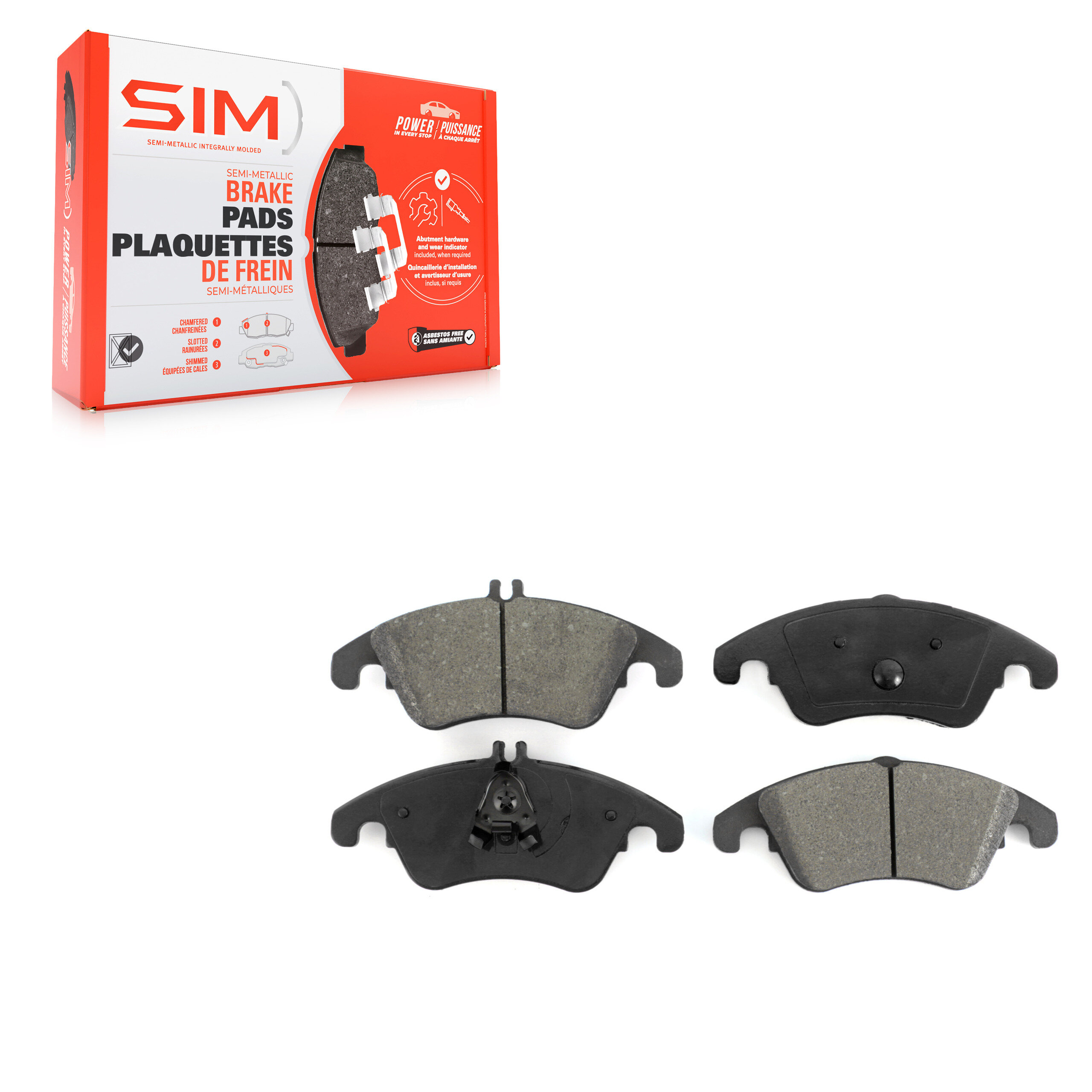SIM - SIM-1342 - Front Disc Brake Pad