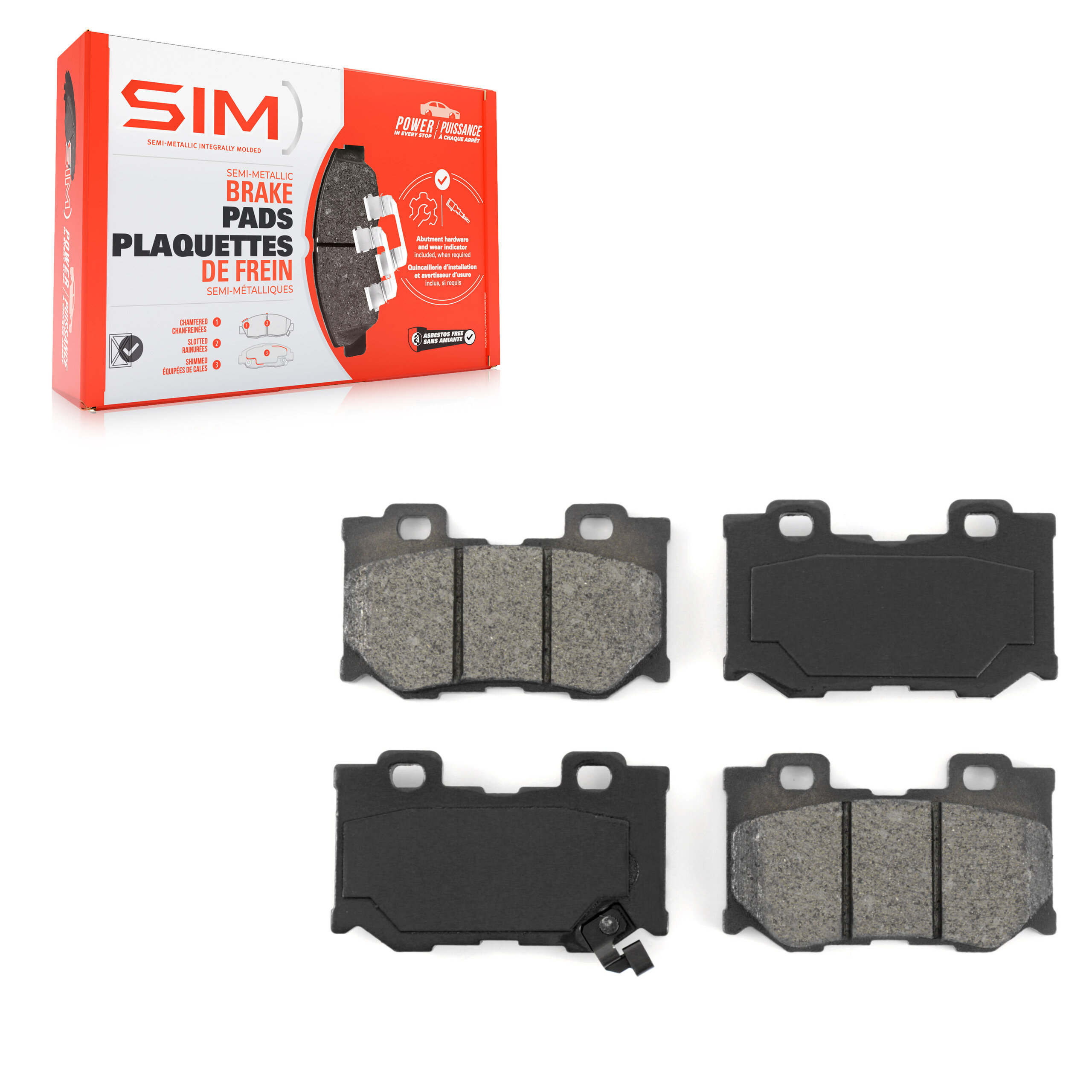SIM - SIM-1347 - Rear Disc Brake Pad