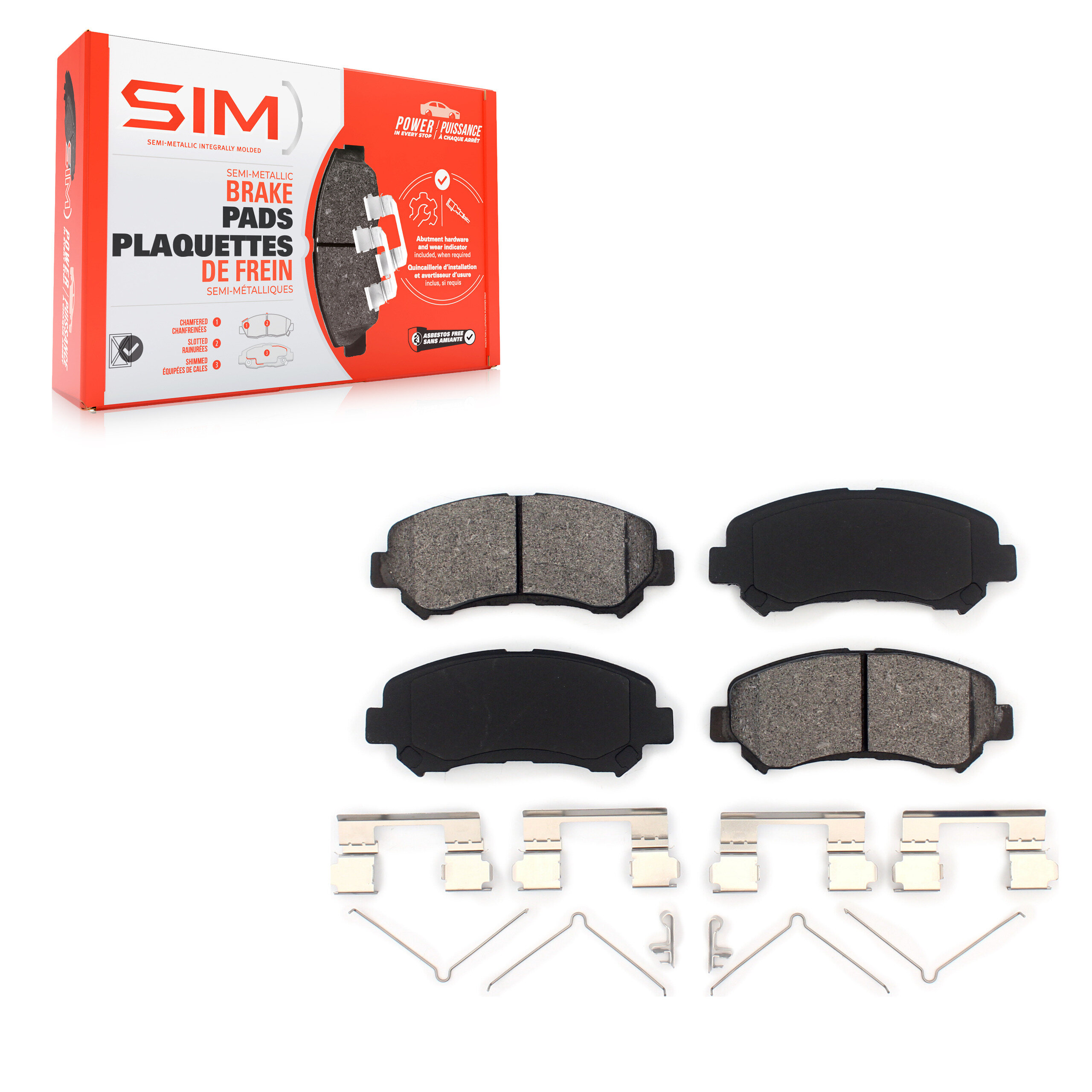 SIM - SIM-1374 - Front Disc Brake Pad