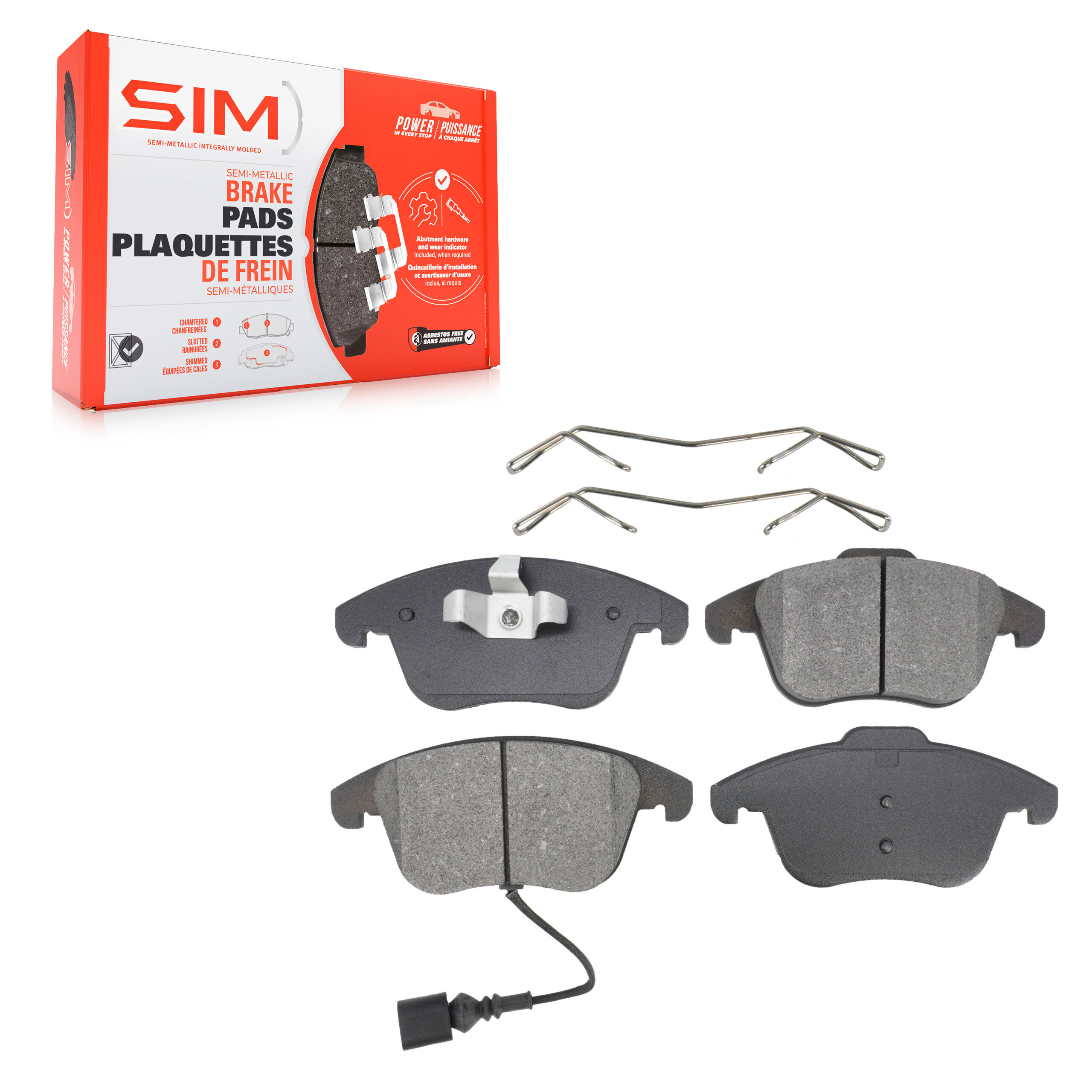 SIM - SIM-1375 - Front Disc Brake Pad