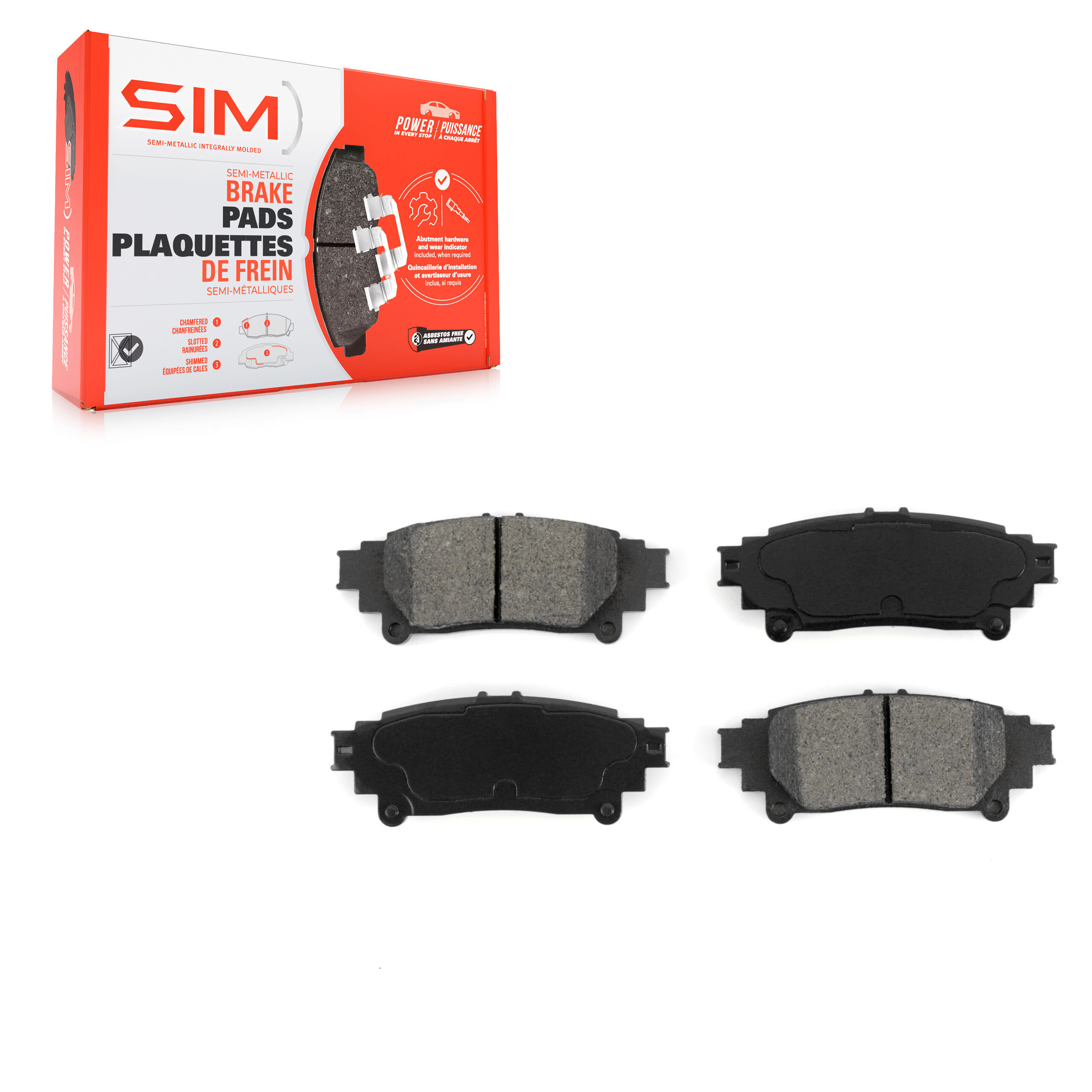 SIM - SIM-1391 - Rear Disc Brake Pad