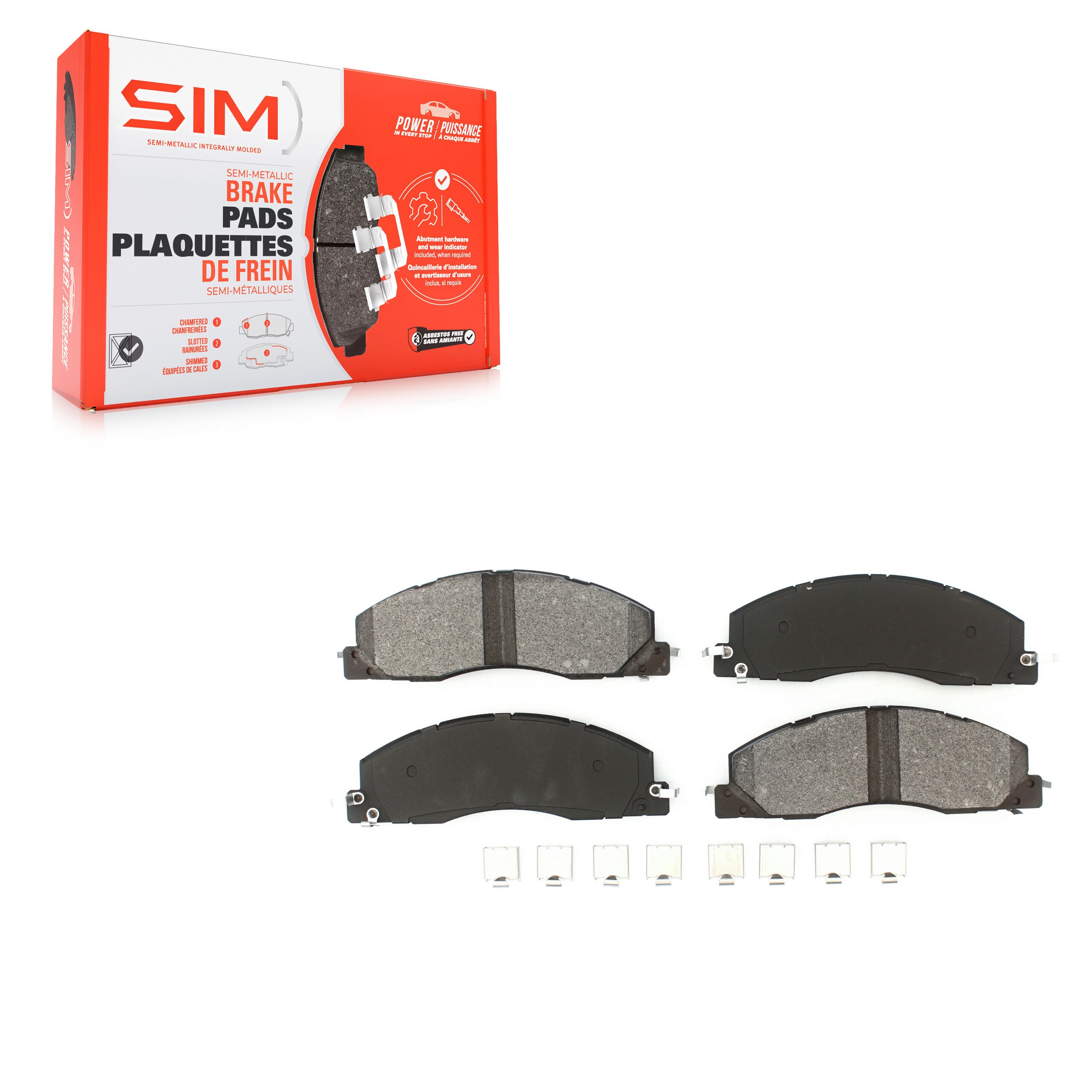 SIM - SIM-1399 - Front Disc Brake Pad