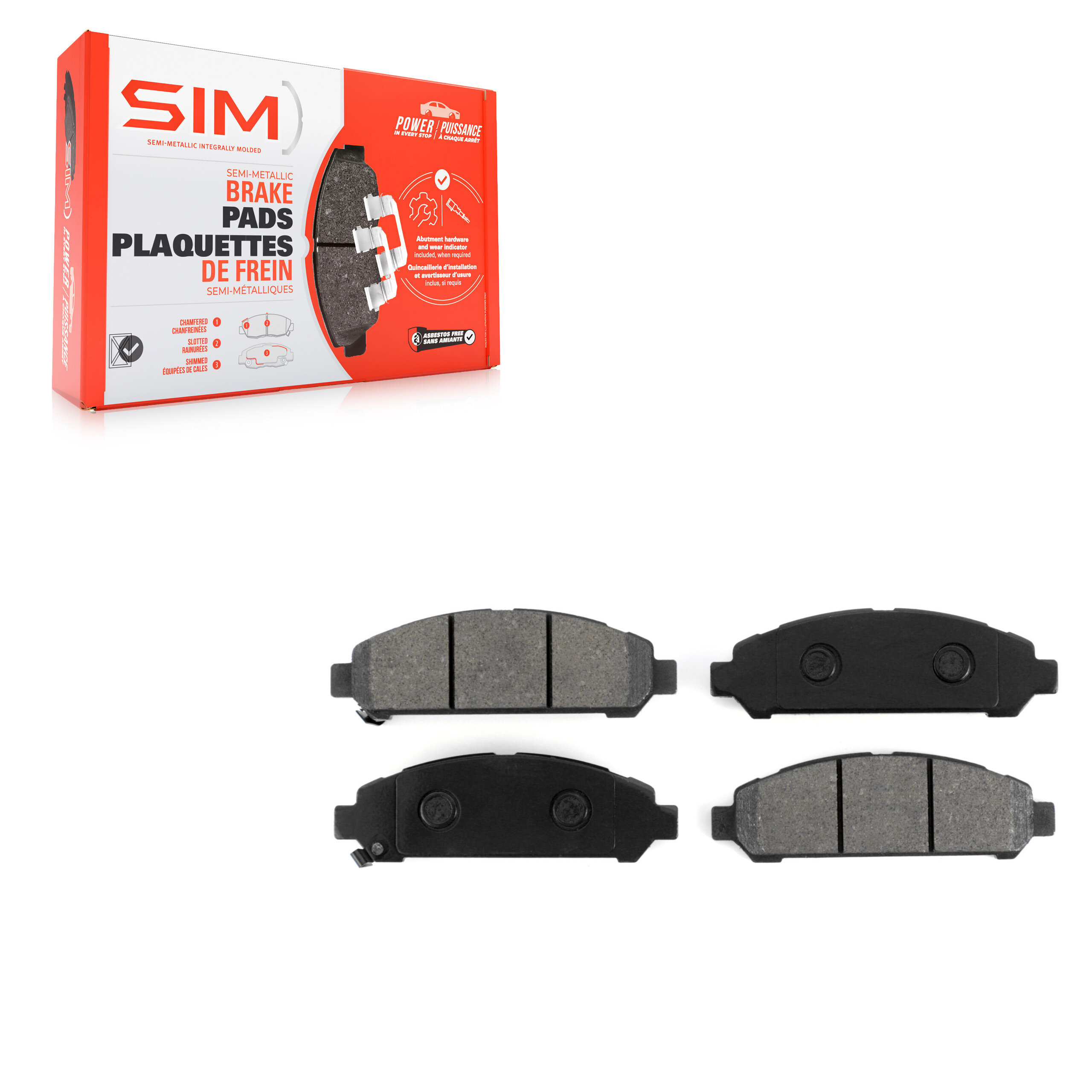 SIM - SIM-1401 - Front Disc Brake Pad
