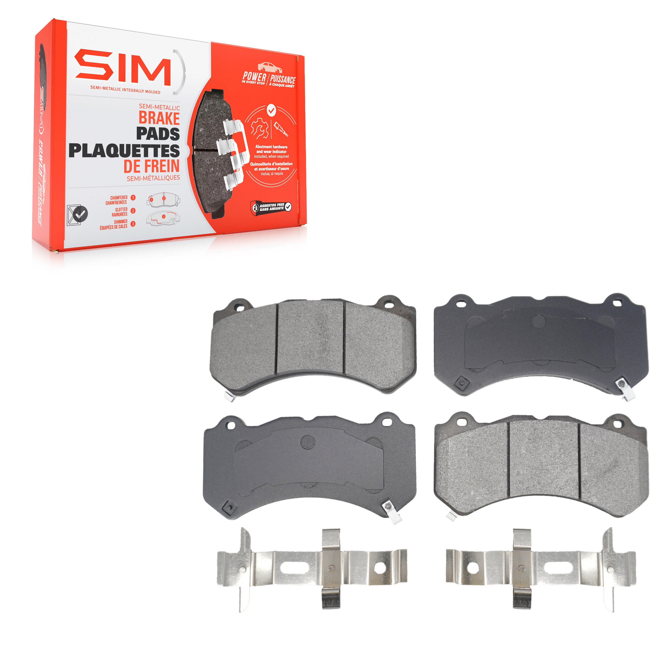 SIM - SIM-1405 - Front Disc Brake Pad