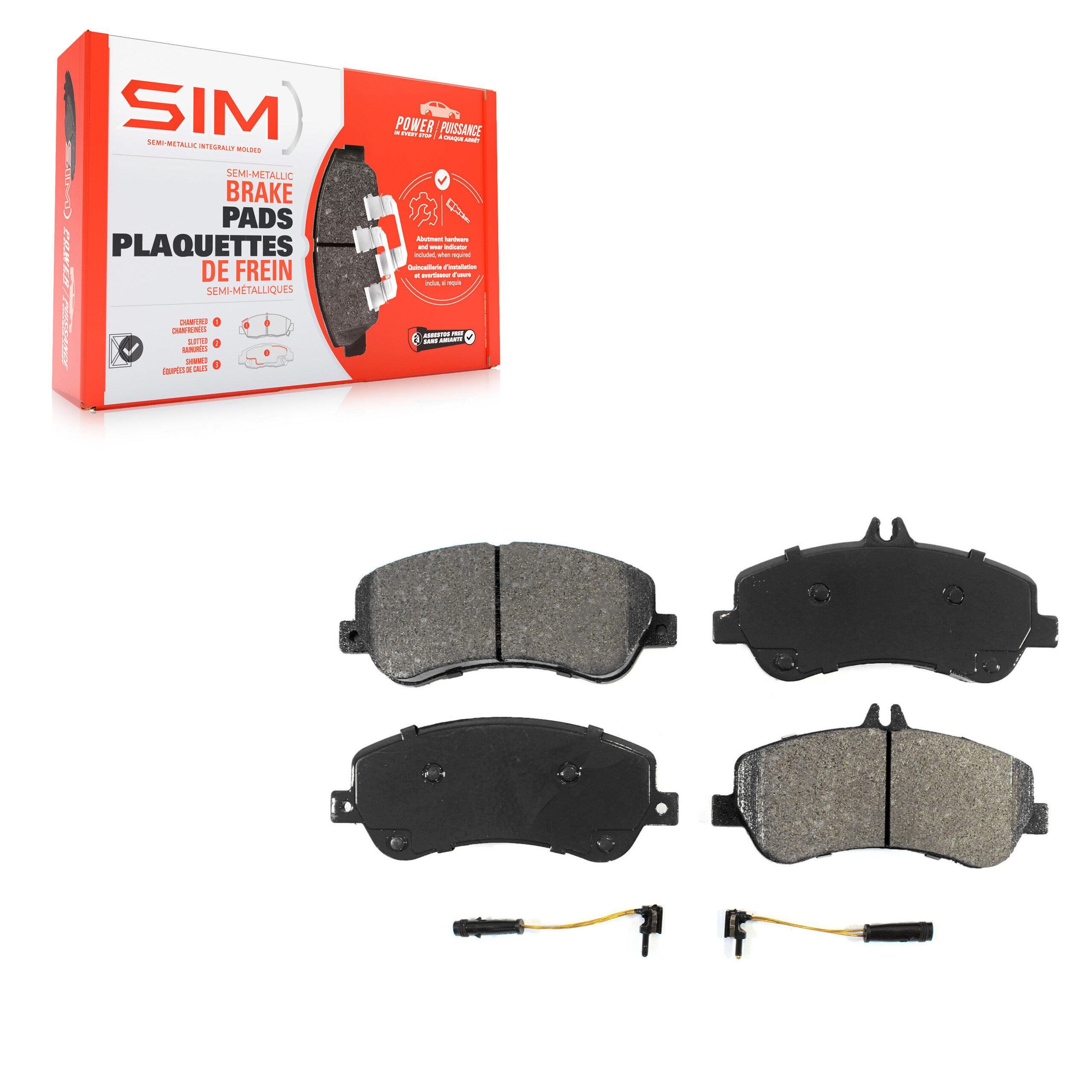 SIM - SIM-1406A - Front Disc Brake Pad