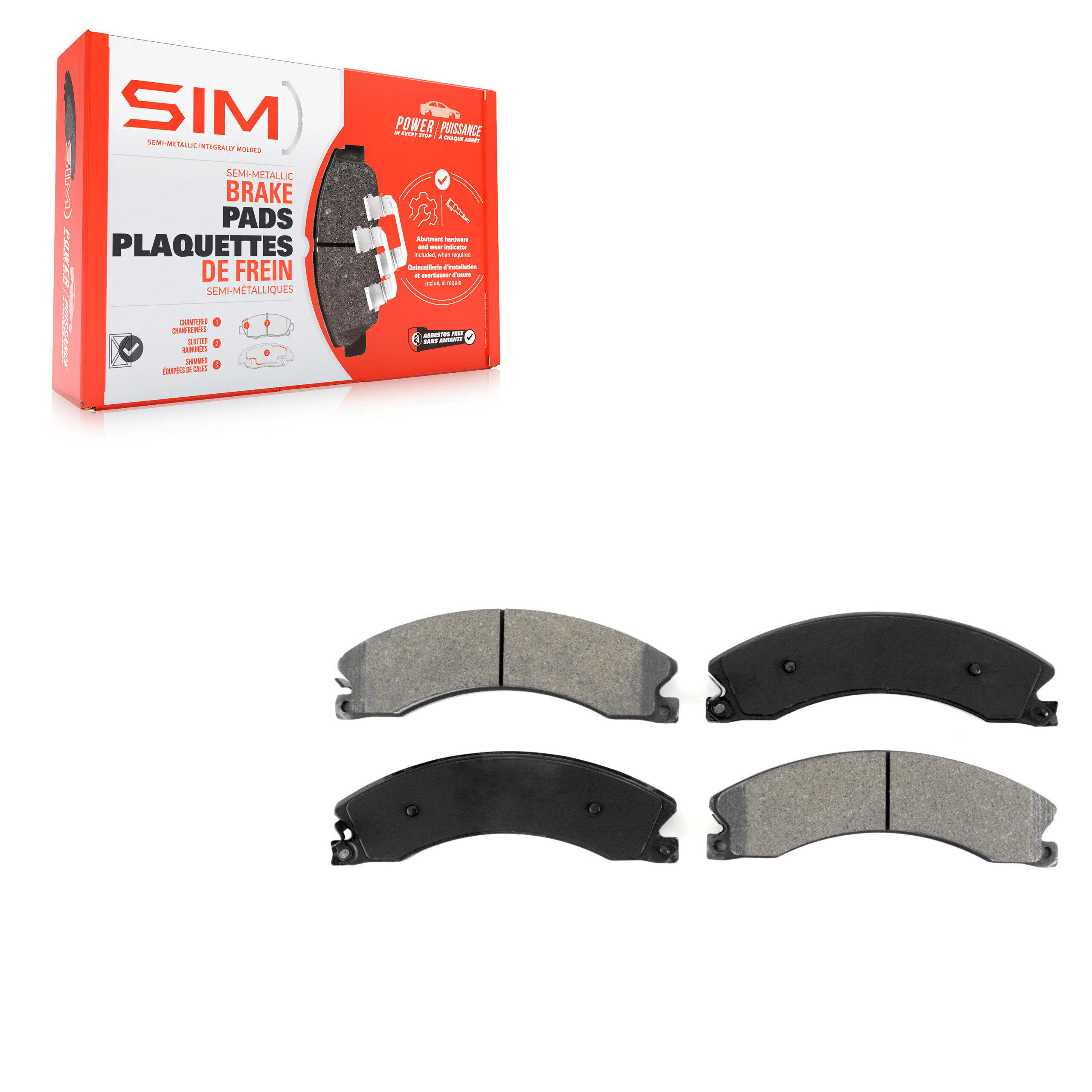 SIM - SIM-1411 - Rear Disc Brake Pad