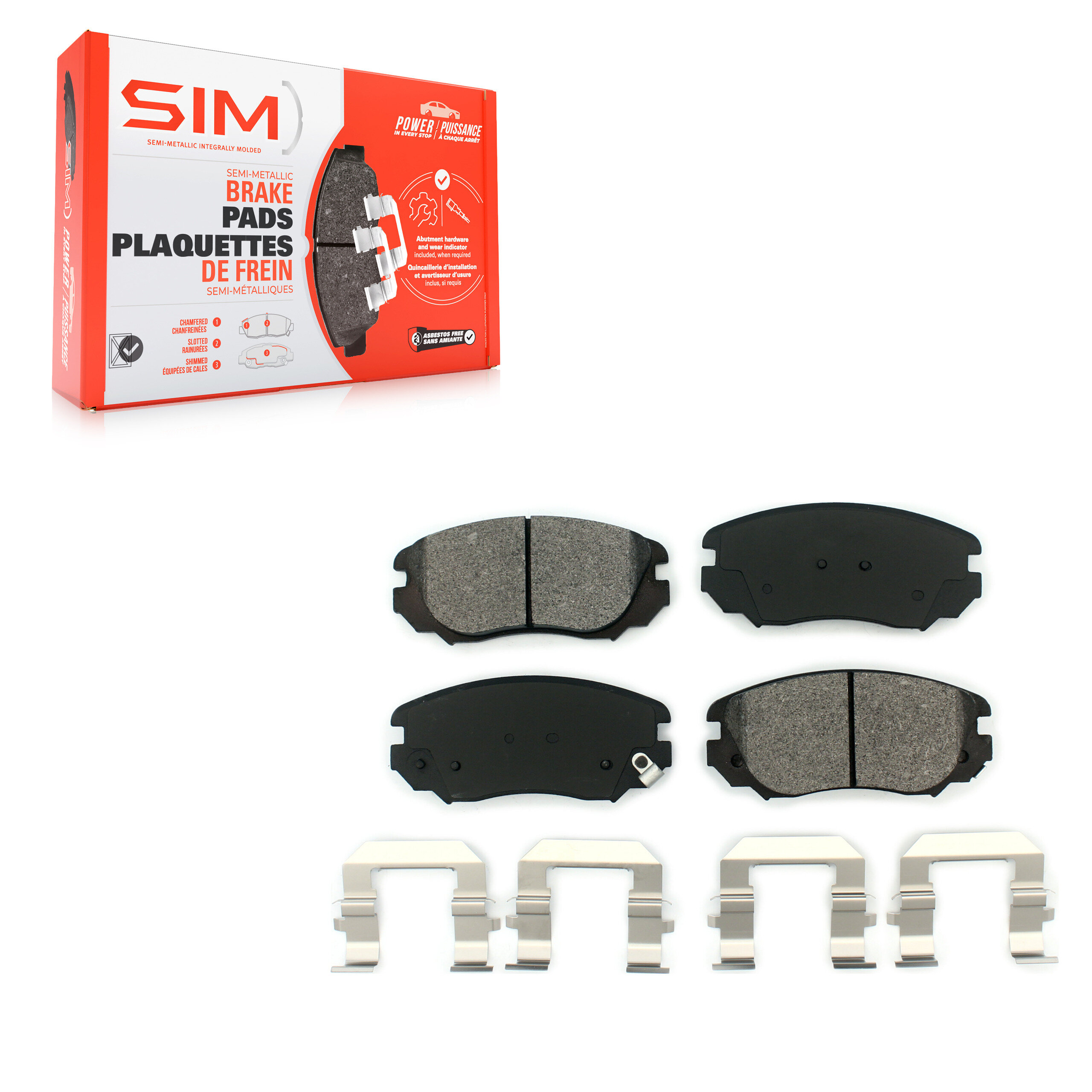 SIM - SIM-1421 - Front Disc Brake Pad